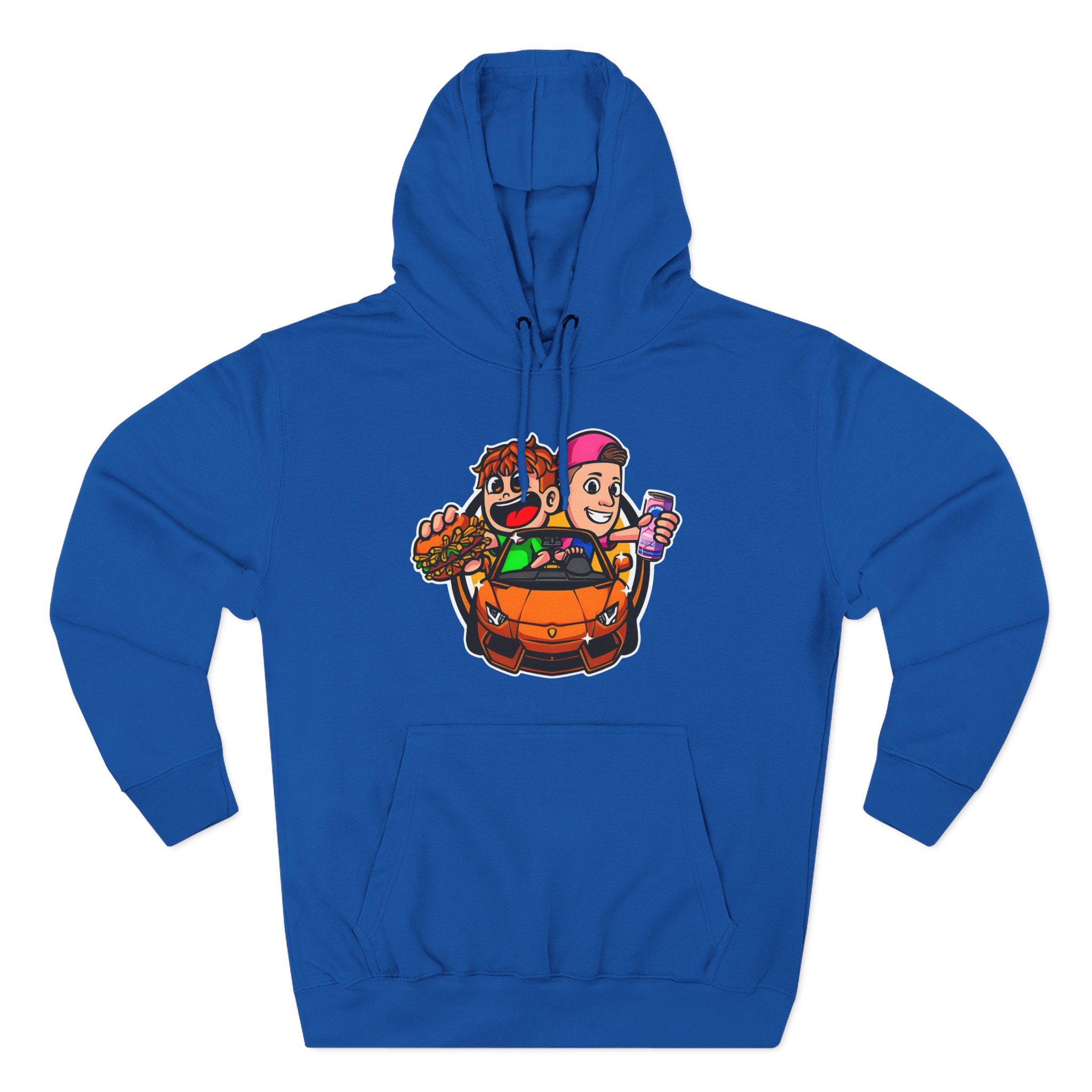 Burger Pommes Three-Panel Fleece Hoodie
