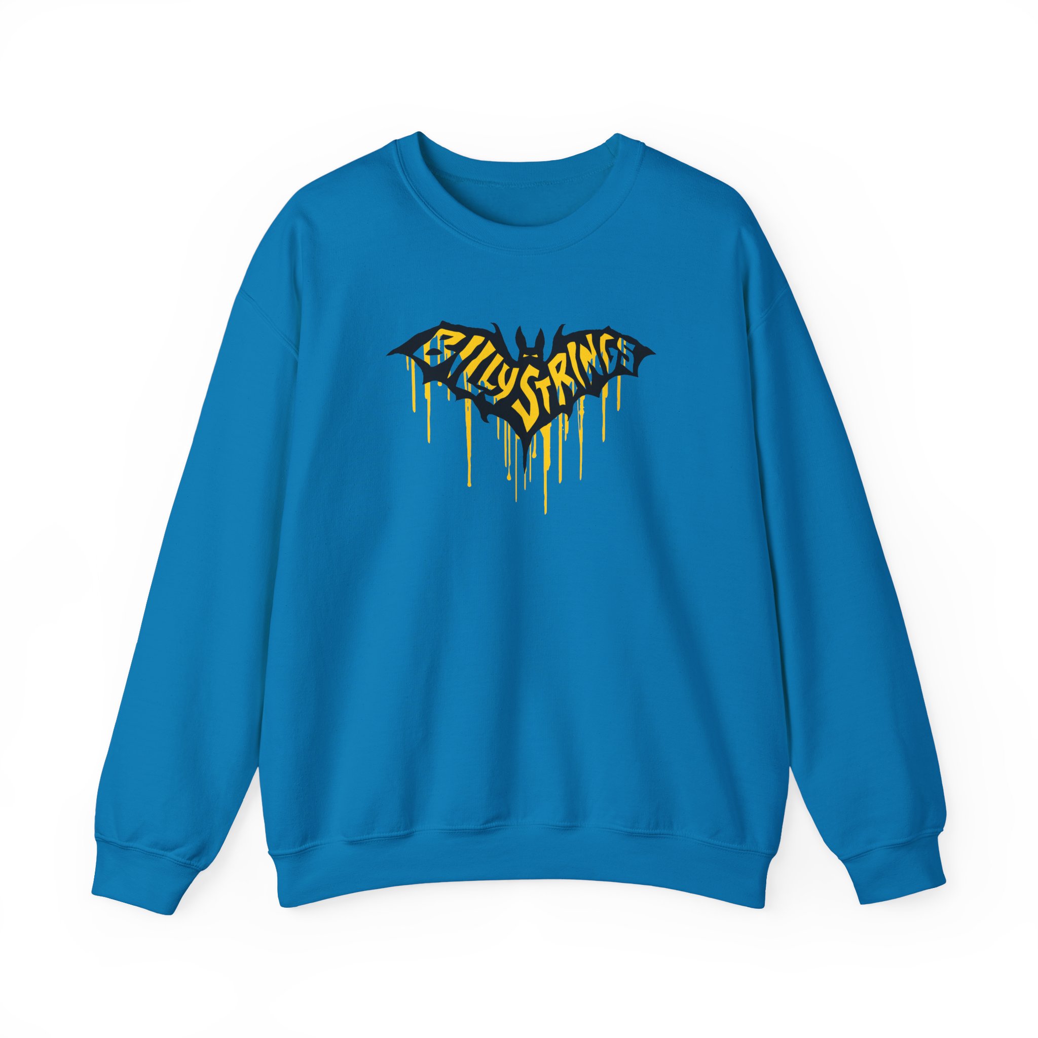 Billy Strings Austin Bat Tee (Attak / Casper Herselman) Unisex Heavy Blendâ„¢ Crewneck Sweatshirt