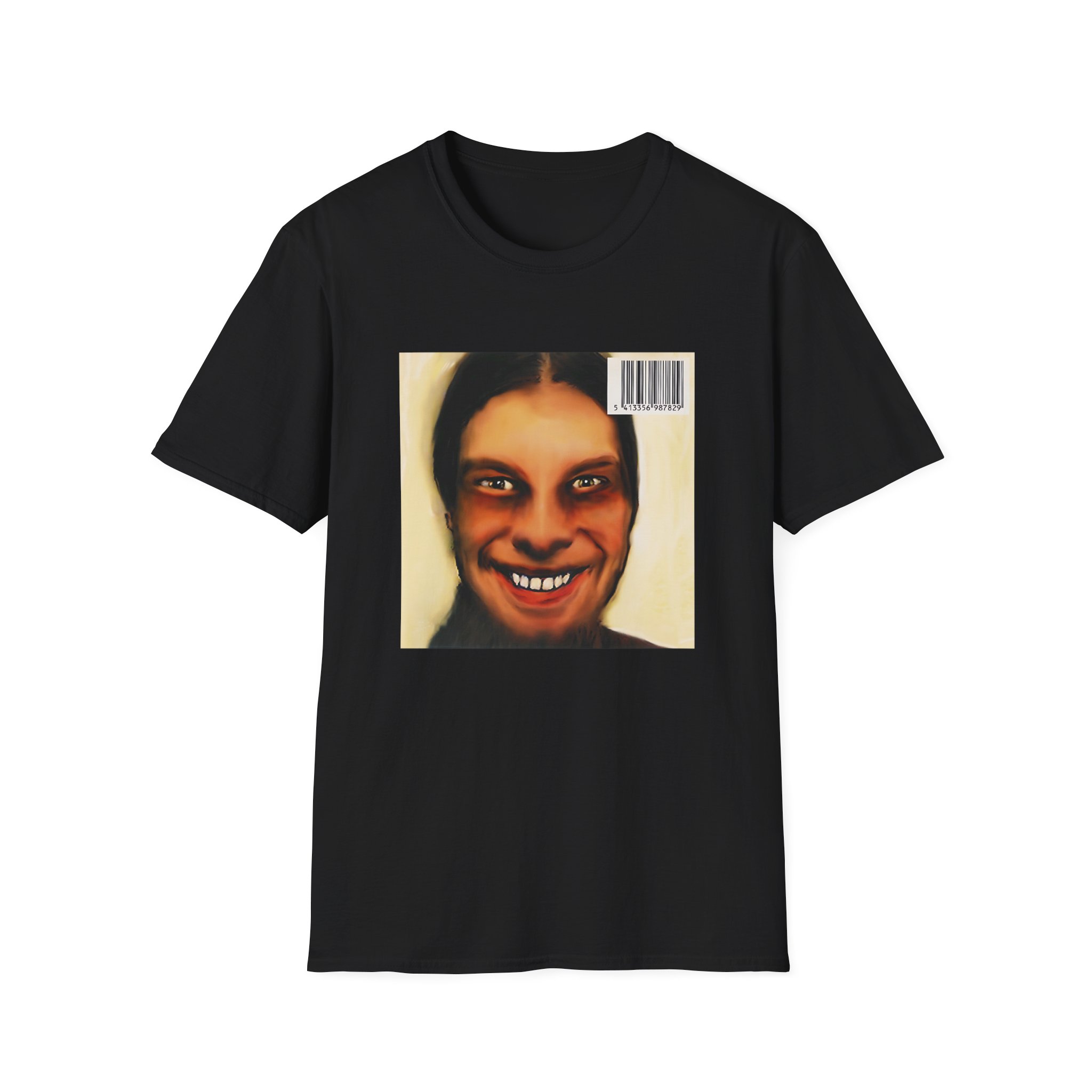 Aphex Twin I Care Because You Do Album Cover Unisex Softstyle T-Shirt
