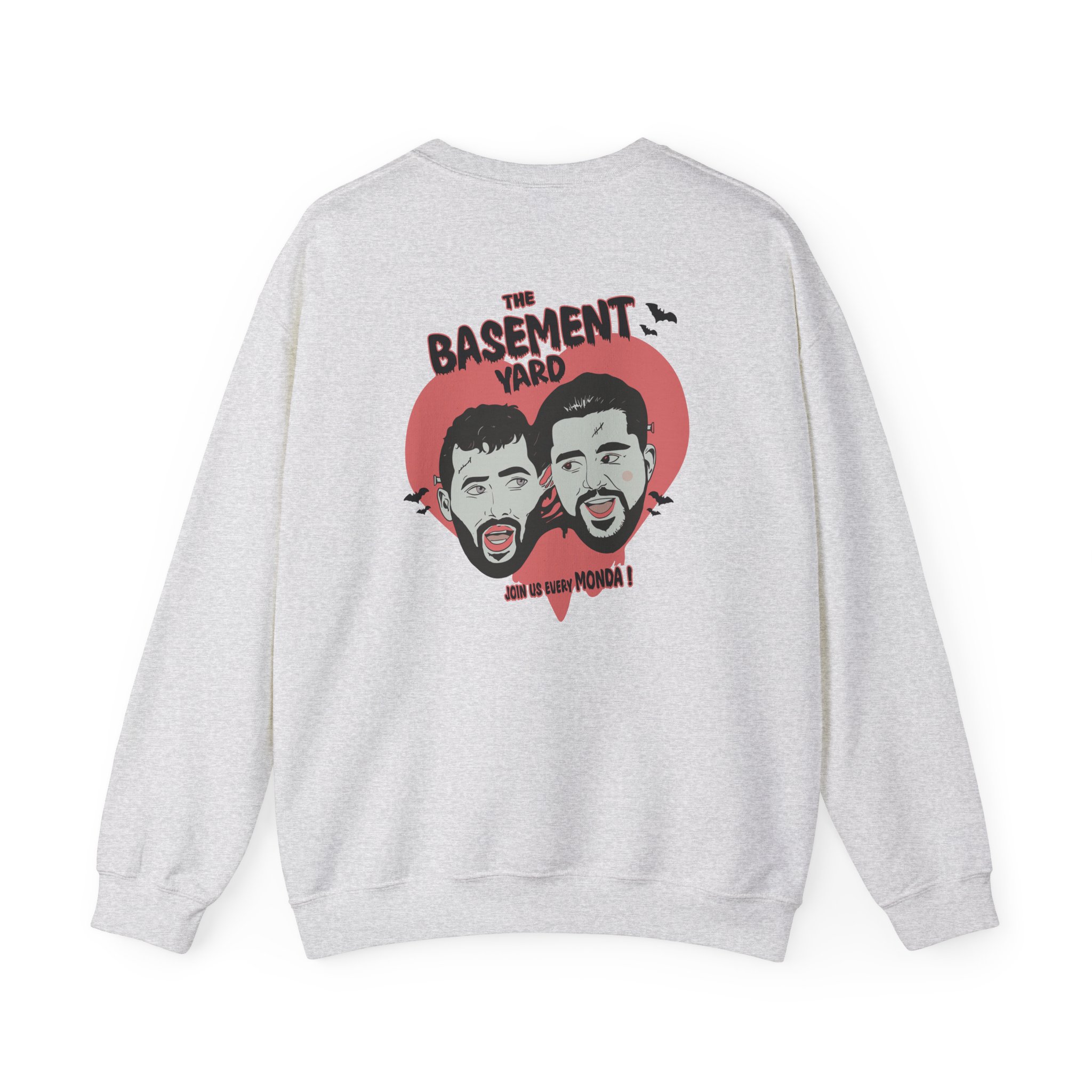 Spooky Season Basement Yard Unisex Heavy Blendâ„¢ Crewneck Sweatshirt