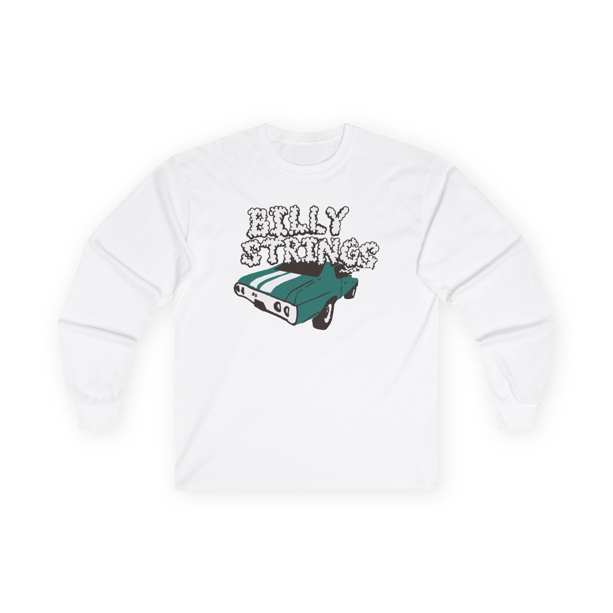 Billy Strings Imogene + Willie X Billy Strings Highway Prayers Green Car Unisex Ultra Cotton Long Sleeve Tee