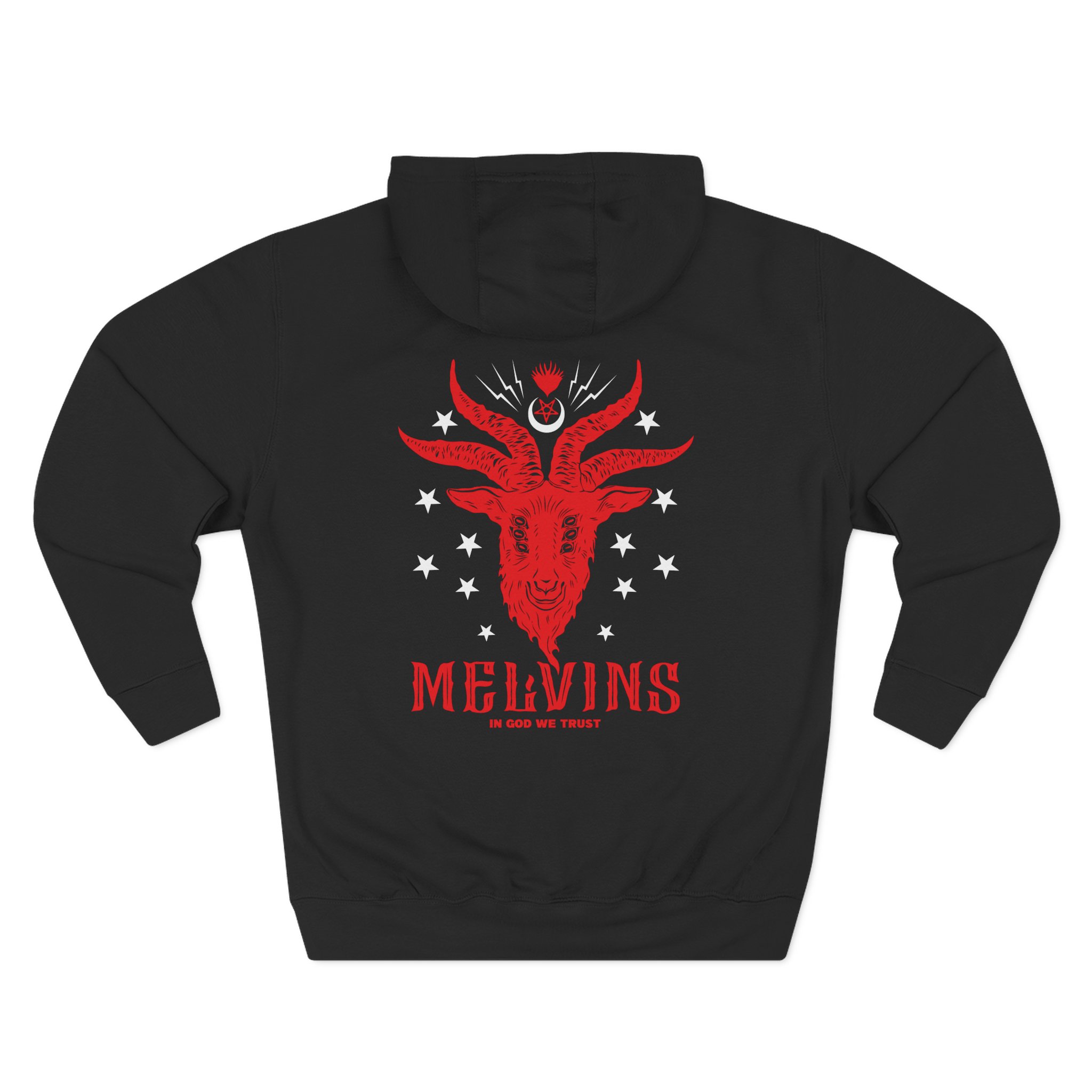 Melvins in God We Trust Three-Panel Fleece Hoodie