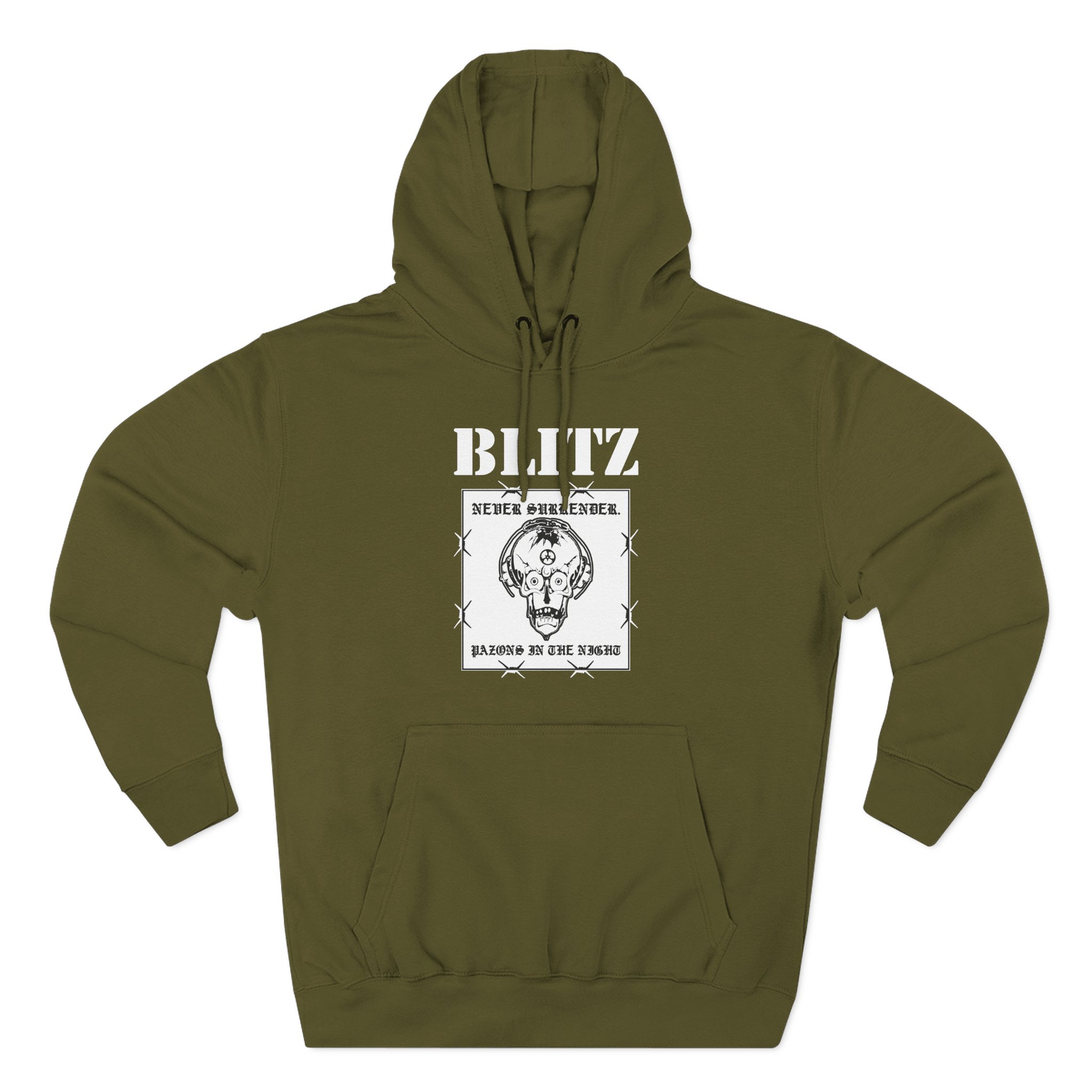 Blitz Never Surrender Three-Panel Fleece Hoodie