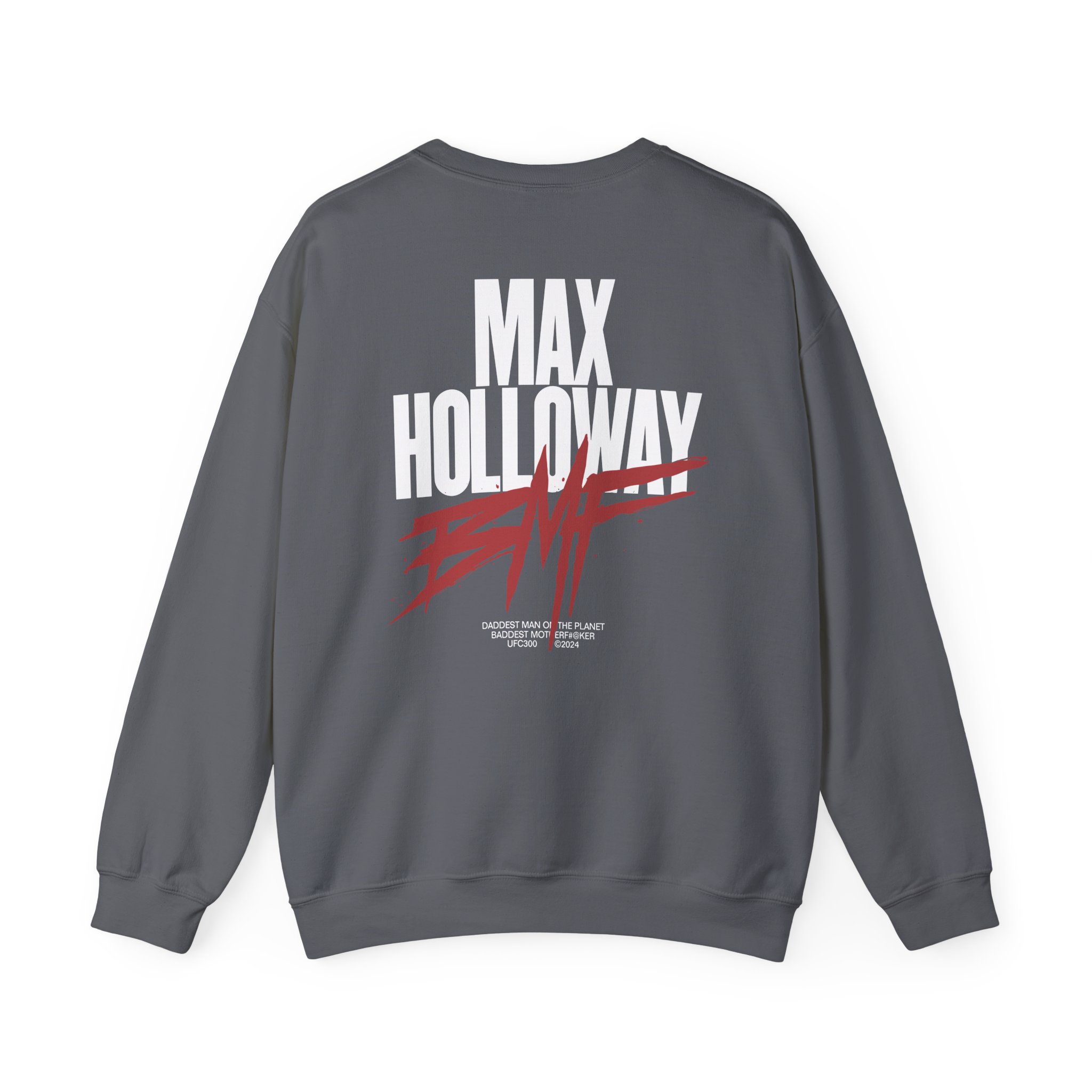 Max Holloway Dmp/bmf Cypress Unisex Heavy Blendâ„¢ Crewneck Sweatshirt