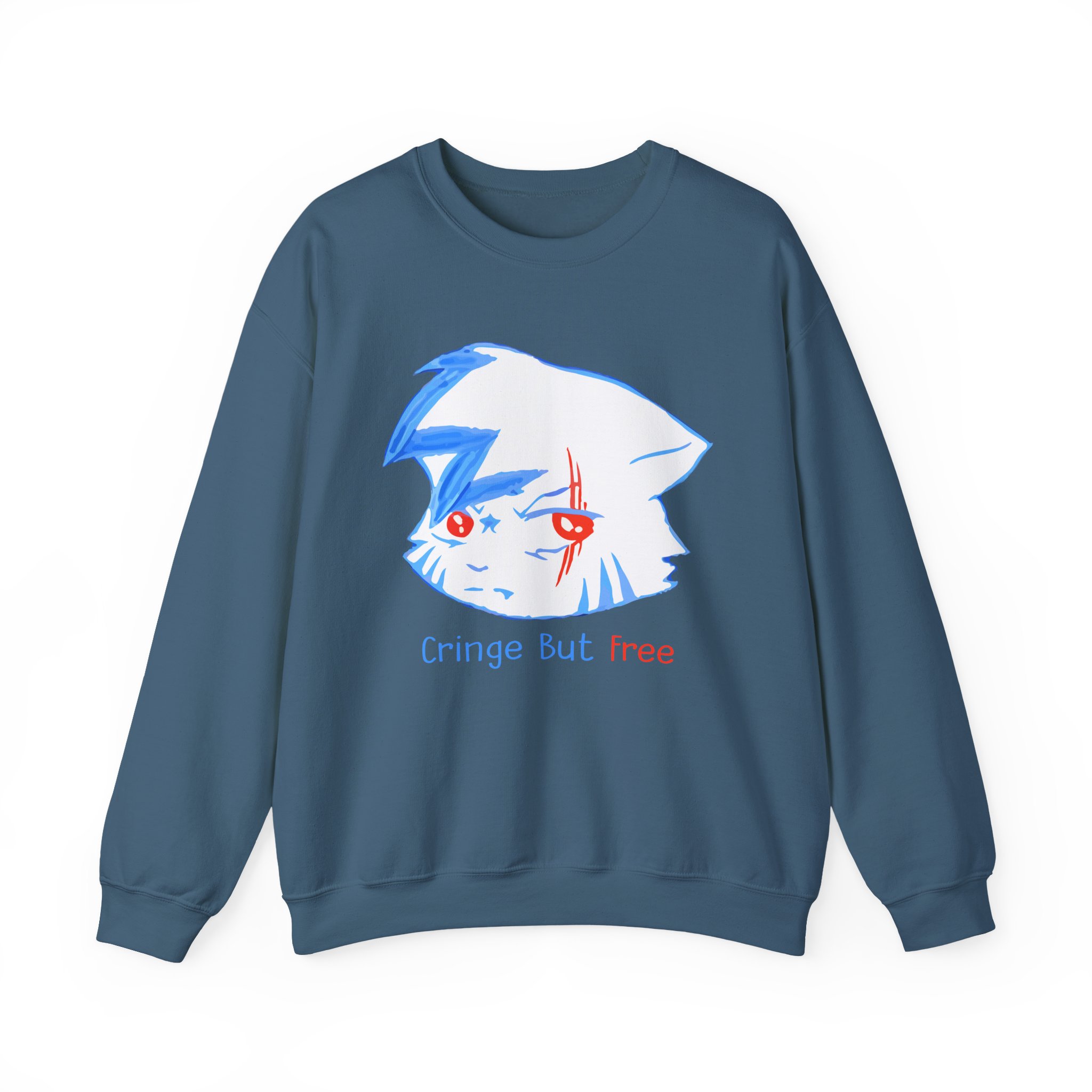 Izzzyzzz Cringe but Free Unisex Heavy Blendâ„¢ Crewneck Sweatshirt