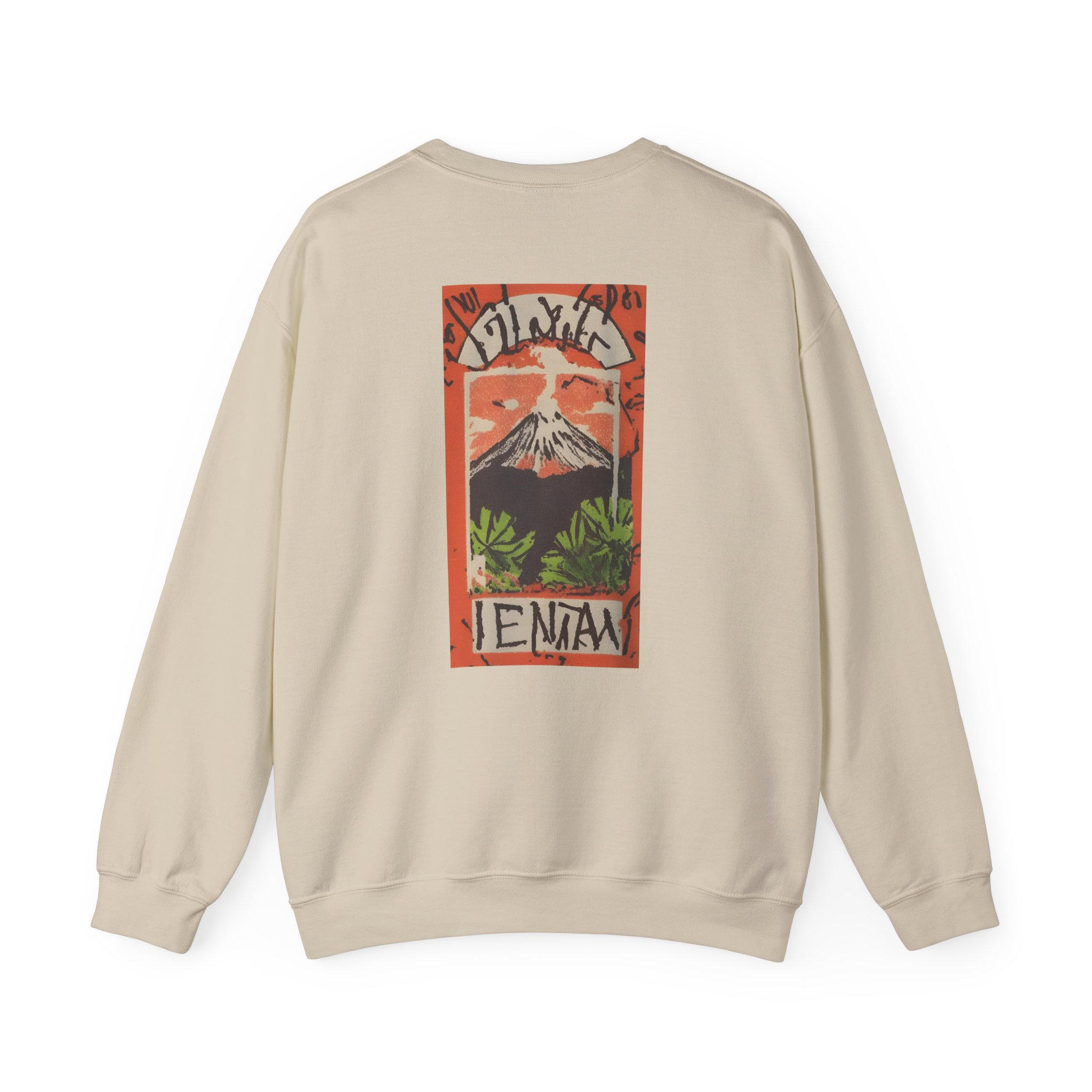 Jungle Volcano Art Unisex Heavy Blendâ„¢ Crewneck Sweatshirt