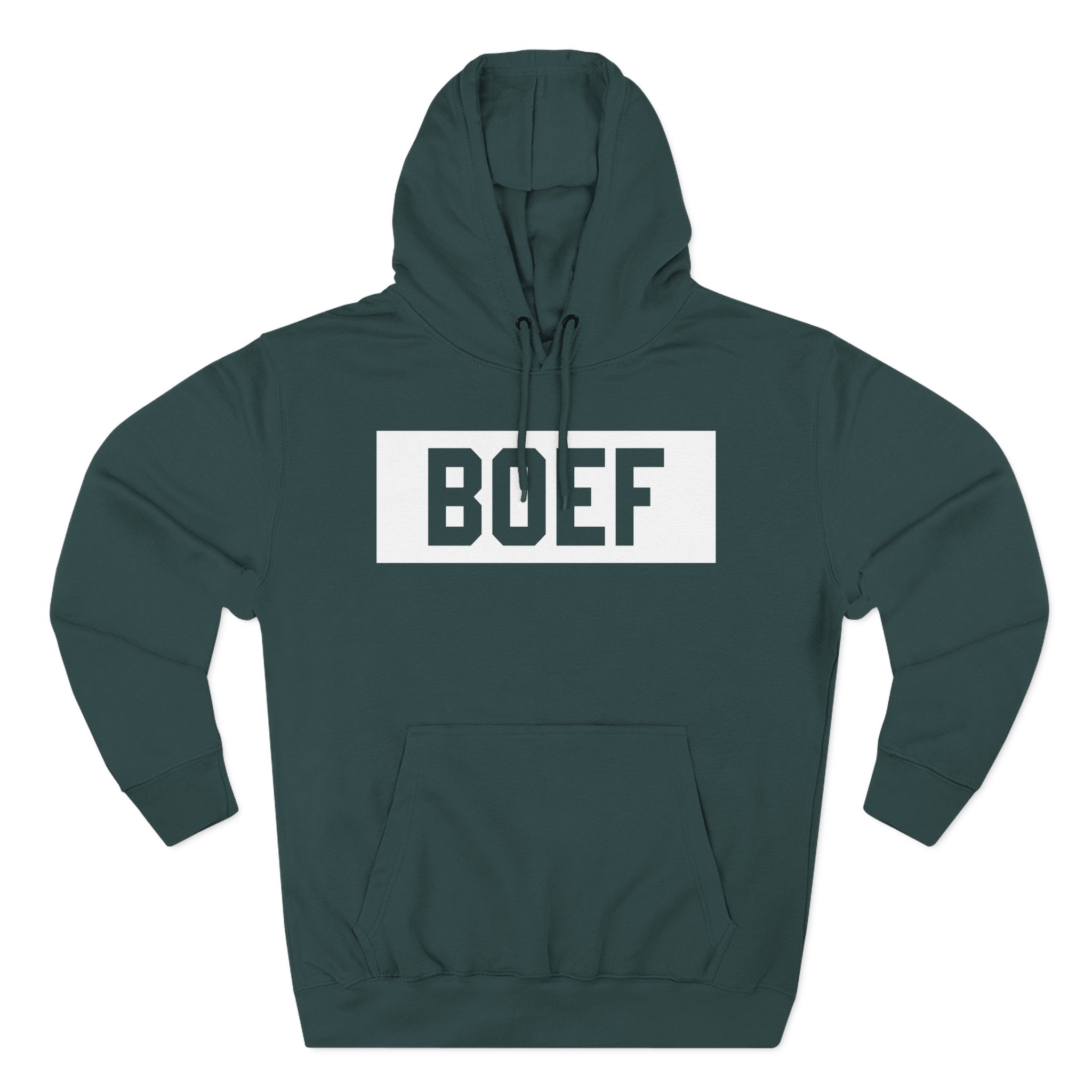 Boef Three-Panel Fleece Hoodie