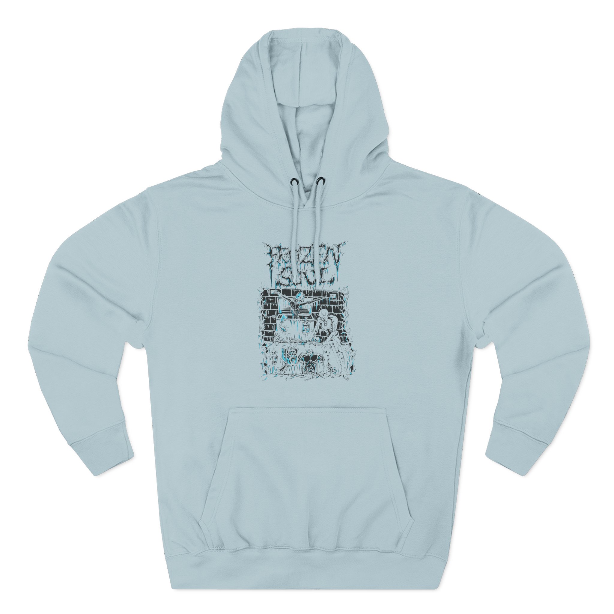 Frozen Soul Hung Up on Ice Three-Panel Fleece Hoodie