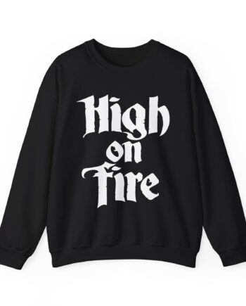 High on Fire Logo Unisex Heavy Blend™ Crewneck Sweatshirt