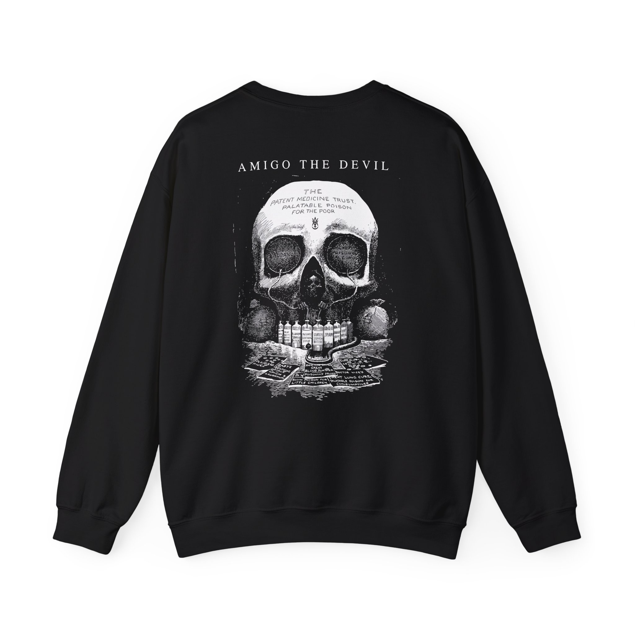Amigo The Devil Death's Laboratory" Unisex Heavy Blendâ„¢ Crewneck Sweatshirt