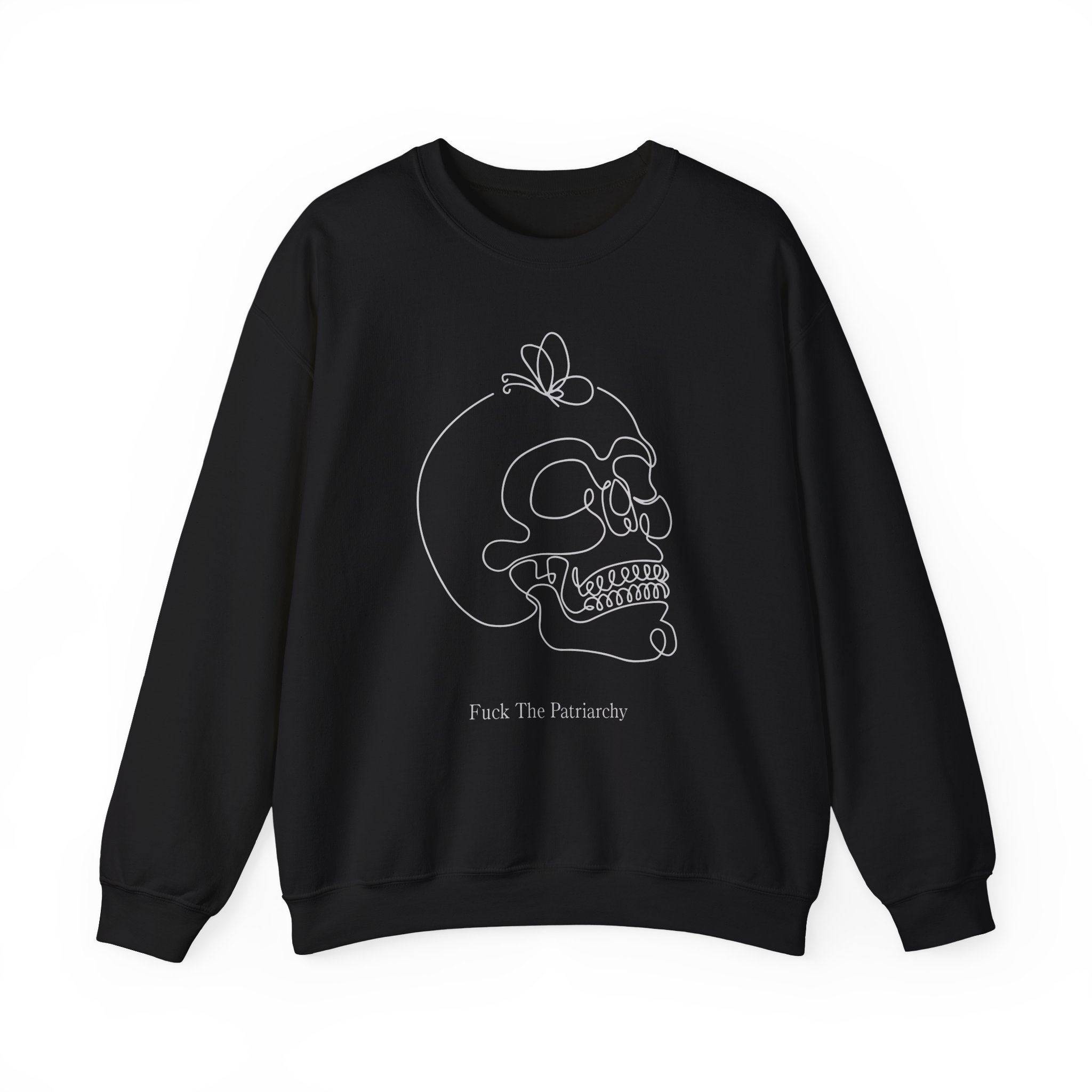 Qtcinderella Fuck the Patriarchy Unisex Heavy Blendâ„¢ Crewneck Sweatshirt