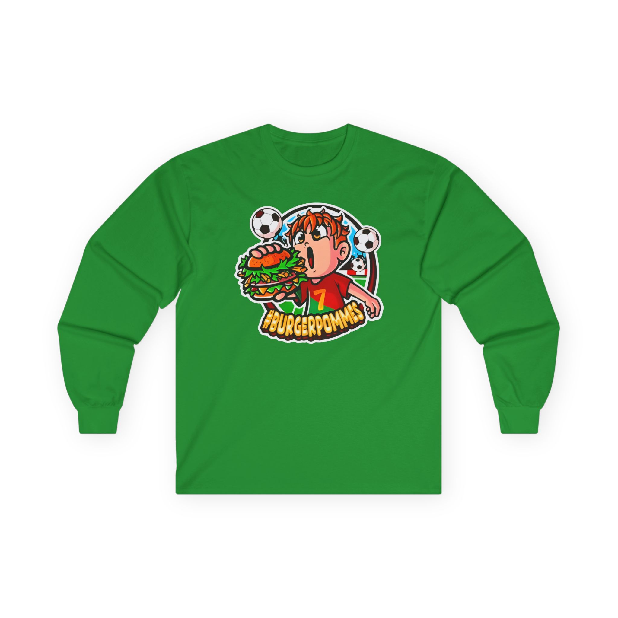 Burger Pommes Unisex Ultra Cotton Long Sleeve Tee