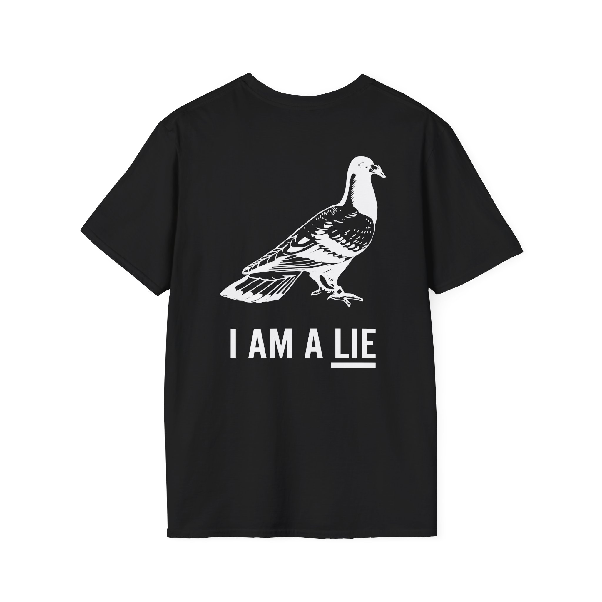 Birds Arent Real I am a Lie Unisex Softstyle T-Shirt