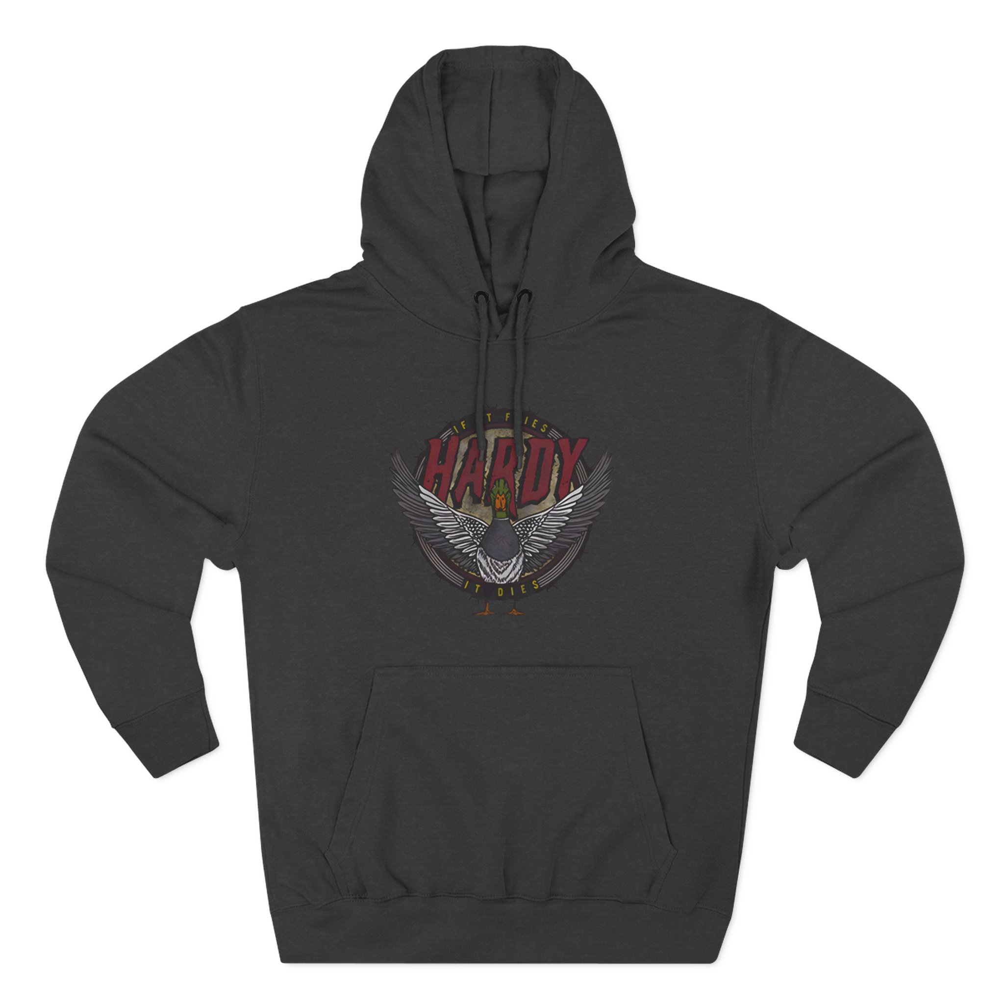 Hardy if It Flies Three-Panel Fleece Hoodie