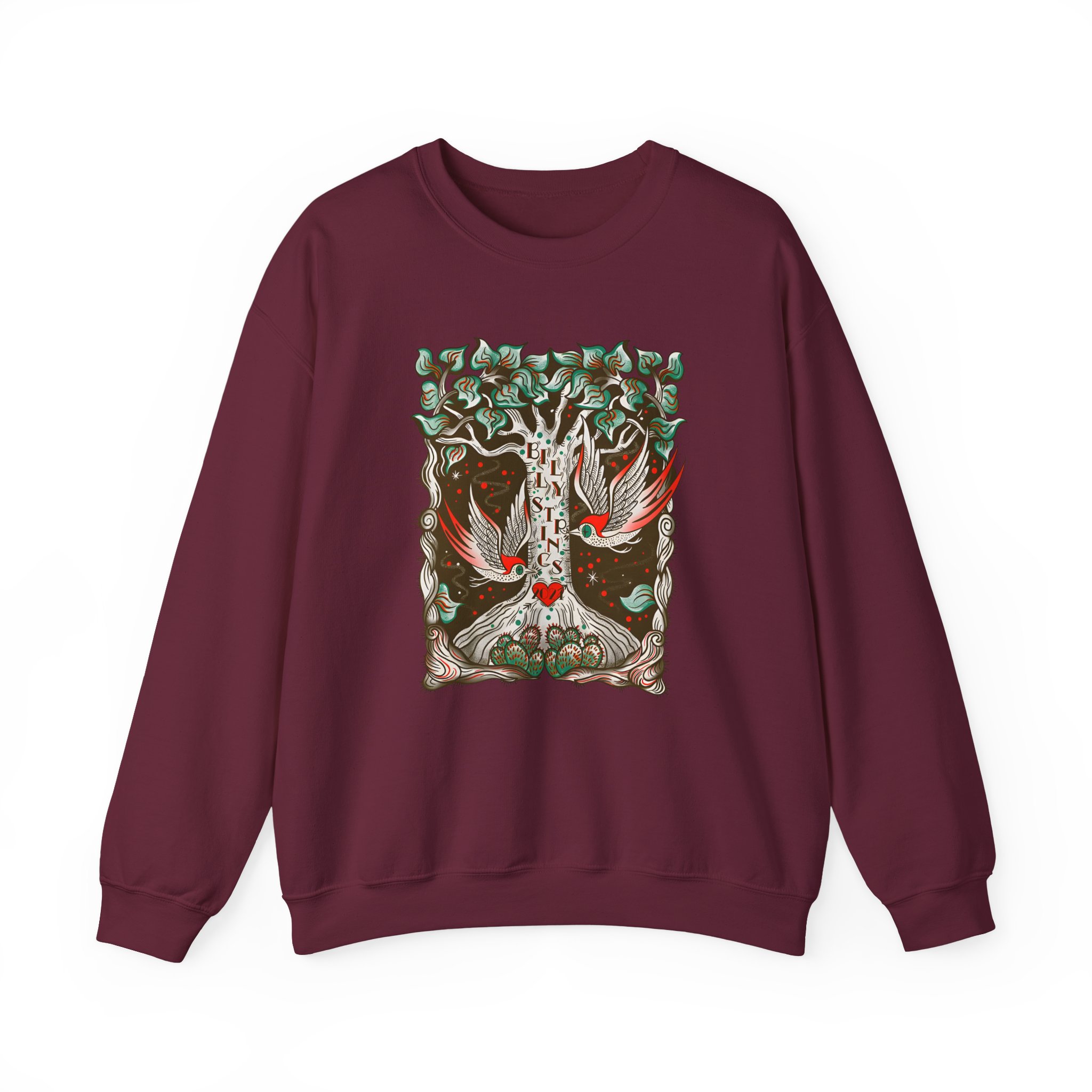 Billy Strings Woodpecker Unisex Heavy Blendâ„¢ Crewneck Sweatshirt