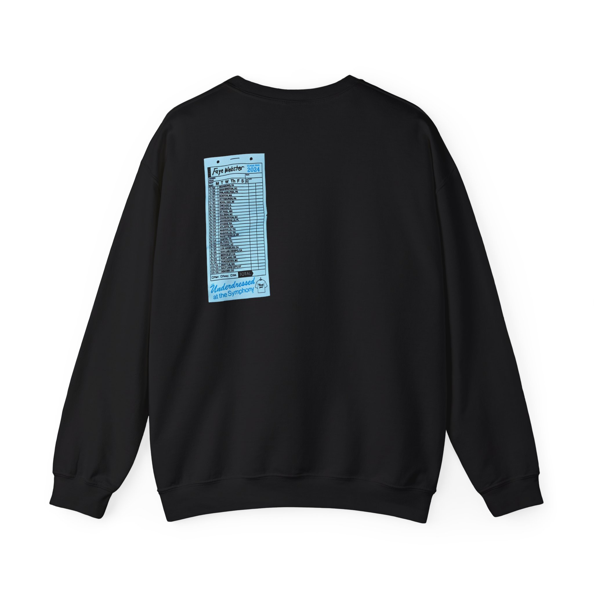 Faye Webster Underdressed at the Symphony 2024 Tour Unisex Heavy Blendâ„¢ Crewneck Sweatshirt