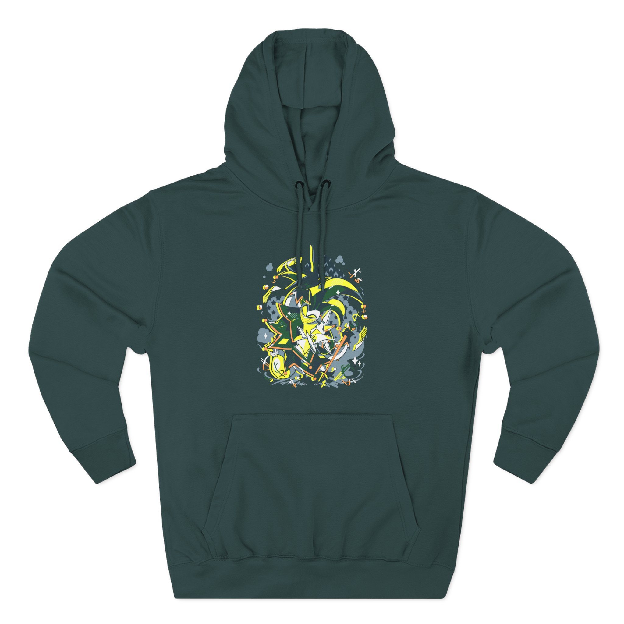 Vivziepop Mammon Three-Panel Fleece Hoodie