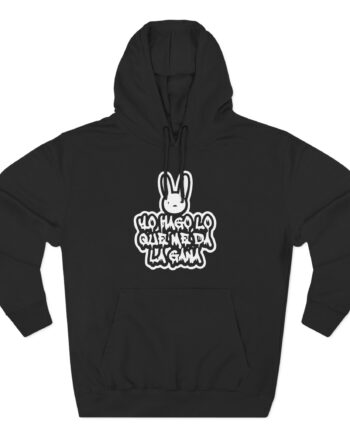 BB Yo Hago Lo Que Me Da La Gana Three-Panel Fleece Hoodie
