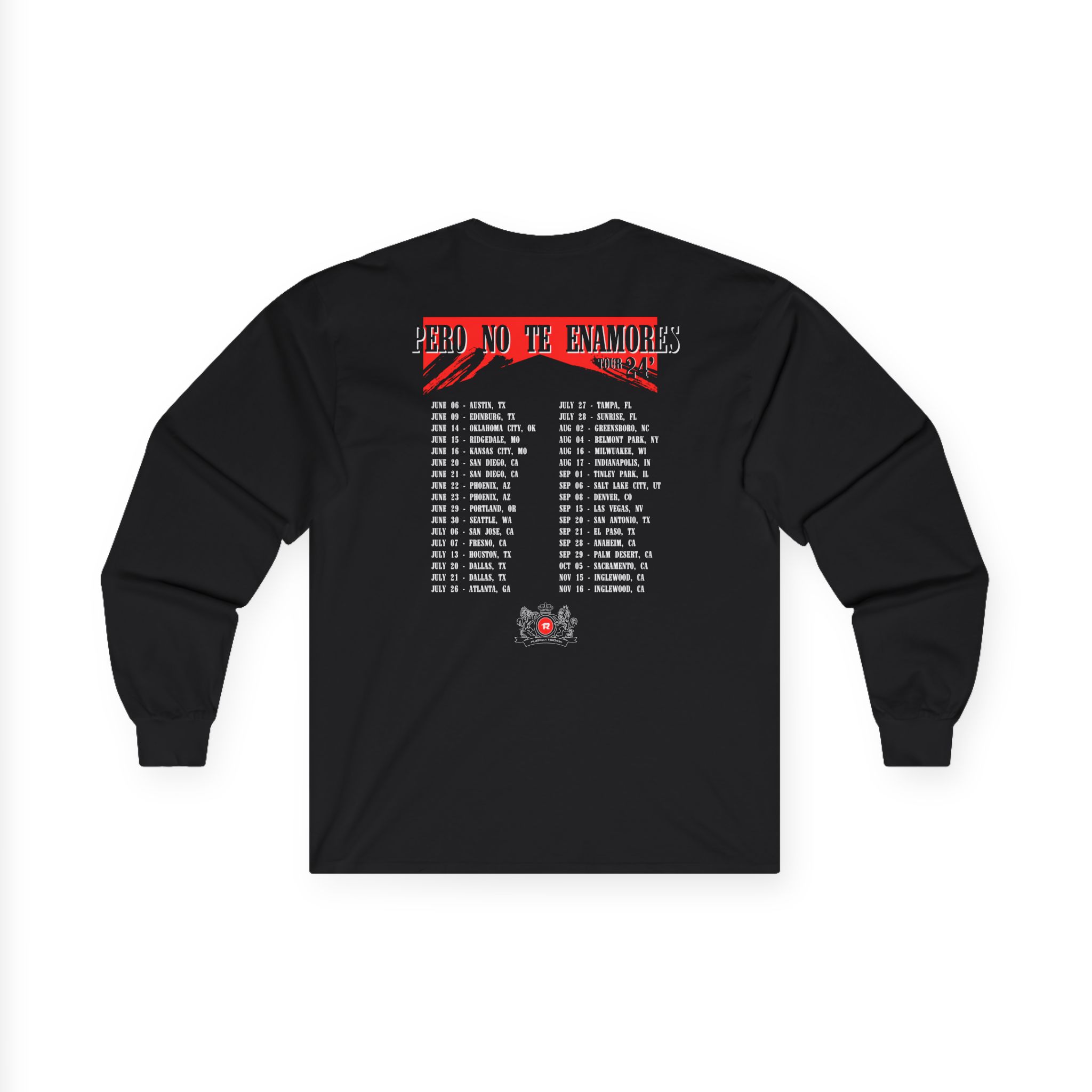 Fuerza Regida Fr Tour Dates Unisex Ultra Cotton Long Sleeve Tee