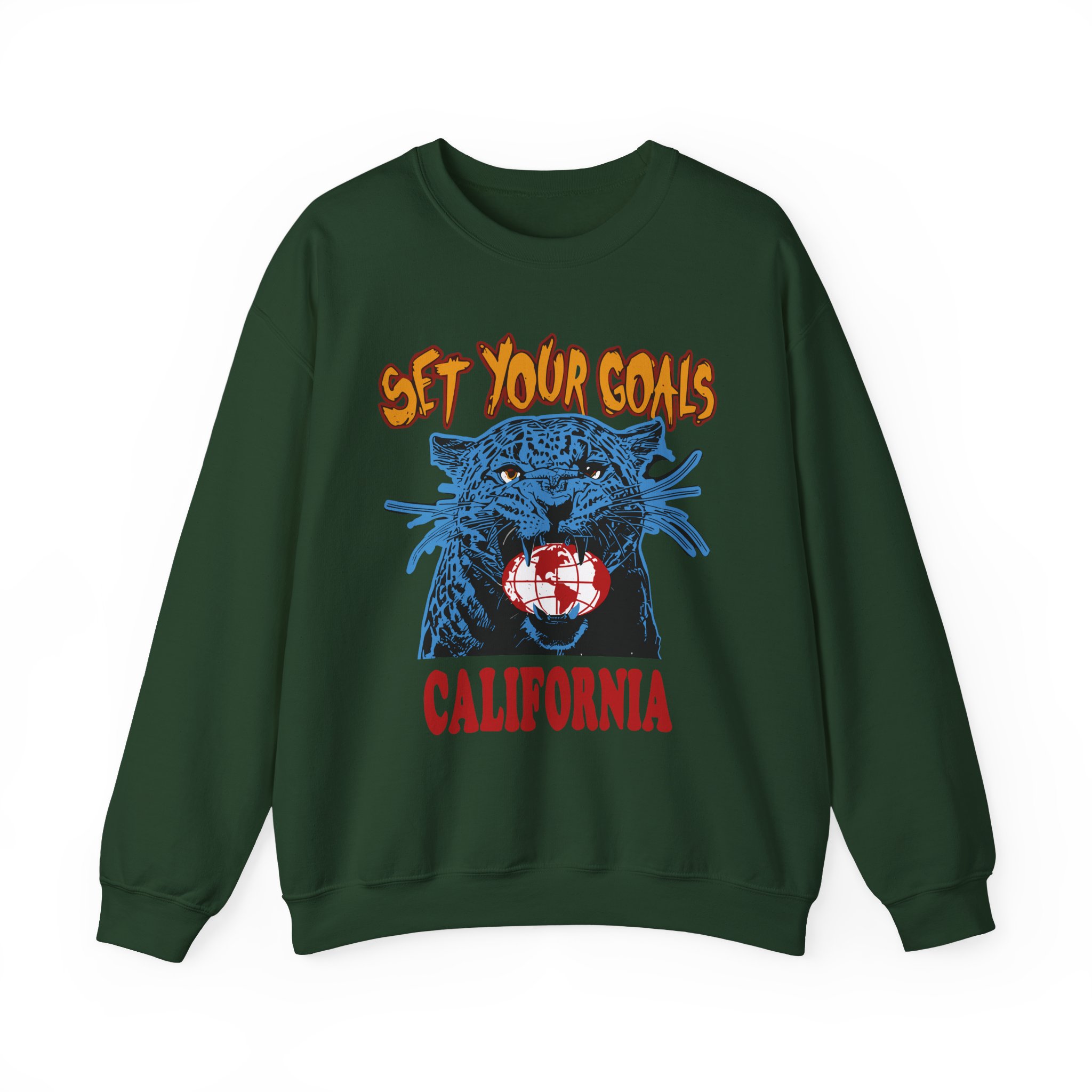 Set Your Goals Jaguar Unisex Heavy Blendâ„¢ Crewneck Sweatshirt