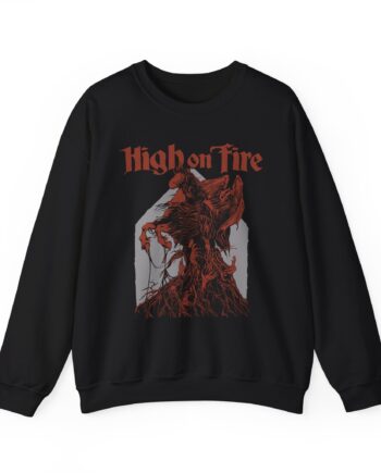 High on Fire Dark Horse Unisex Heavy Blend™ Crewneck Sweatshirt