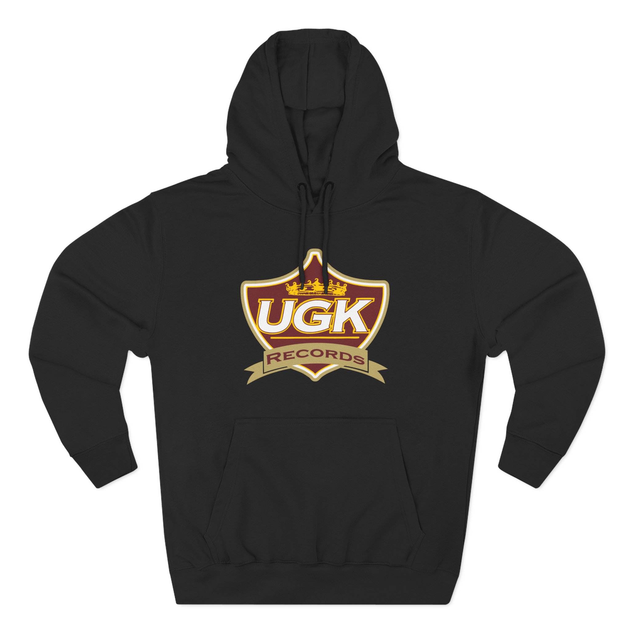 UGK Records Three-Panel Fleece Hoodie