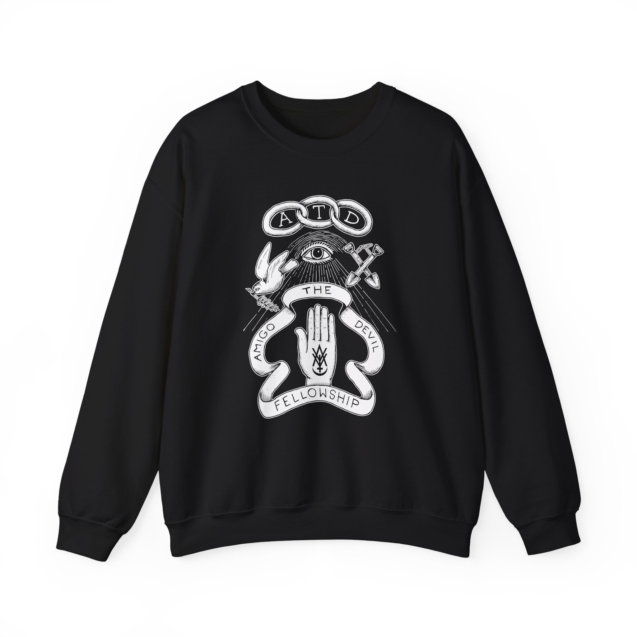 Amigo the Devil Fellowship Unisex Heavy Blendâ„¢ Crewneck Sweatshirt