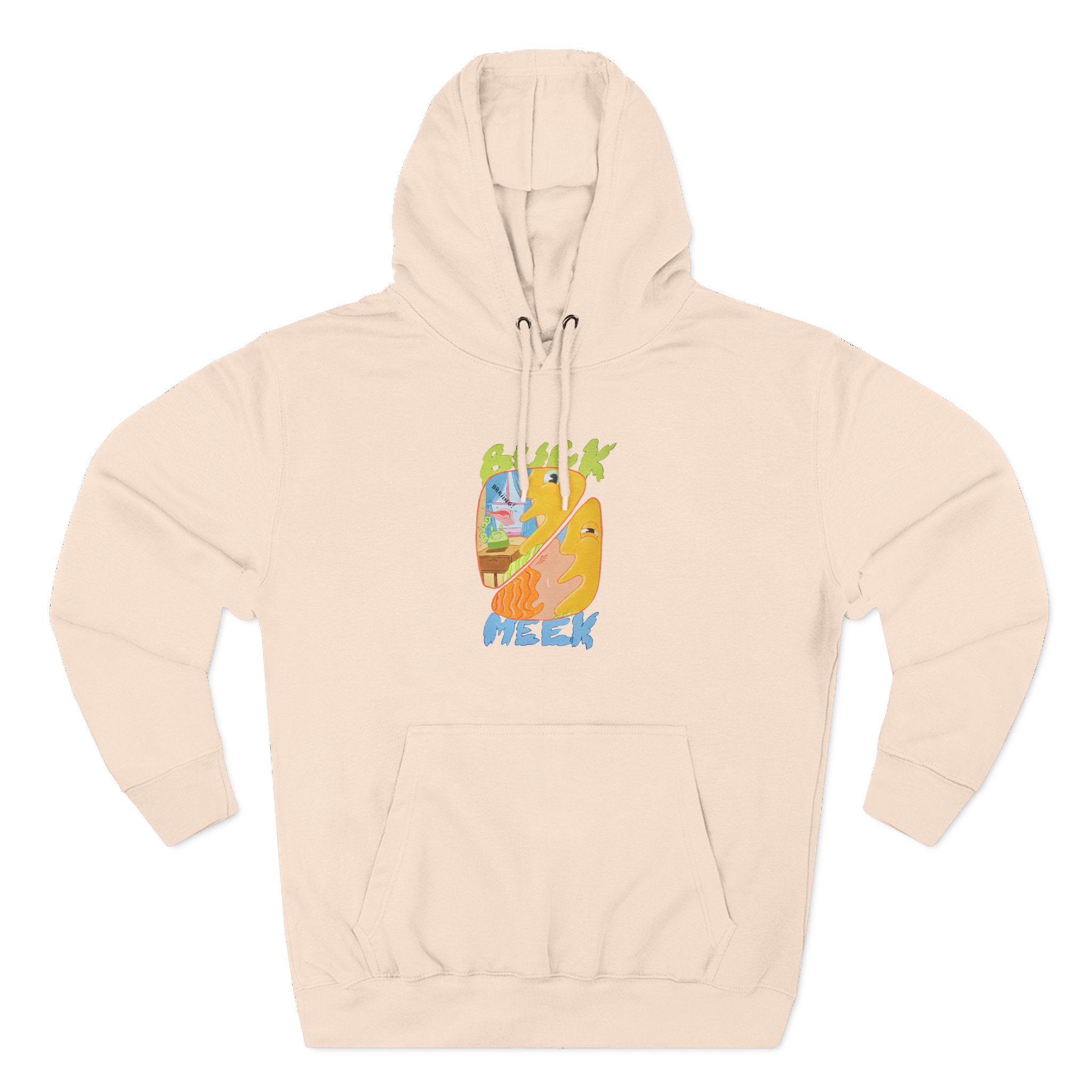 Adrianne Lenker Buck Meek Ringing Shell Three-panel Fleece Hoodie