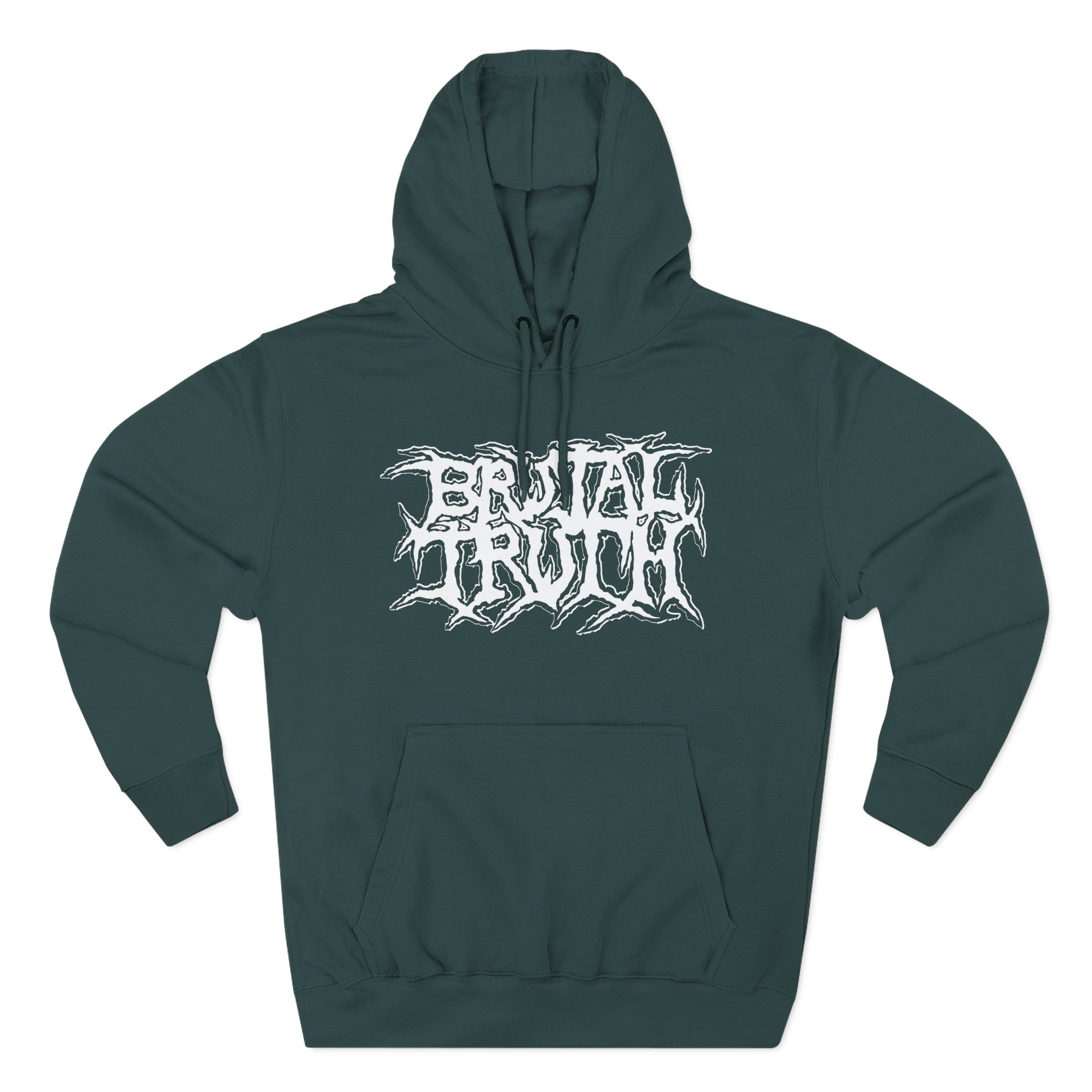 Brutal Truth Logo Three-Panel Fleece Hoodie