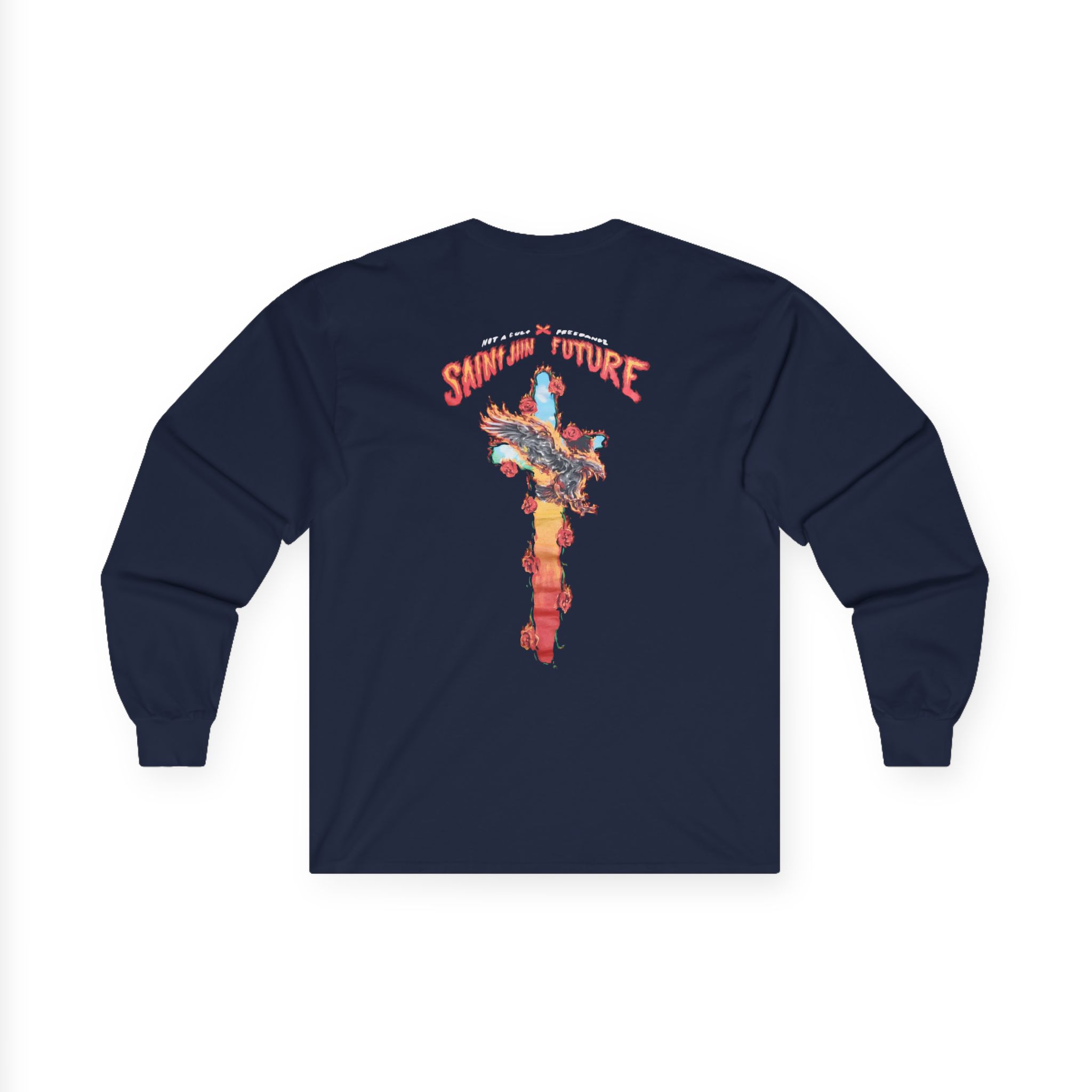 Saint Jhn Not a Cult X Freebandz Roses Unisex Ultra Cotton Long Sleeve Tee