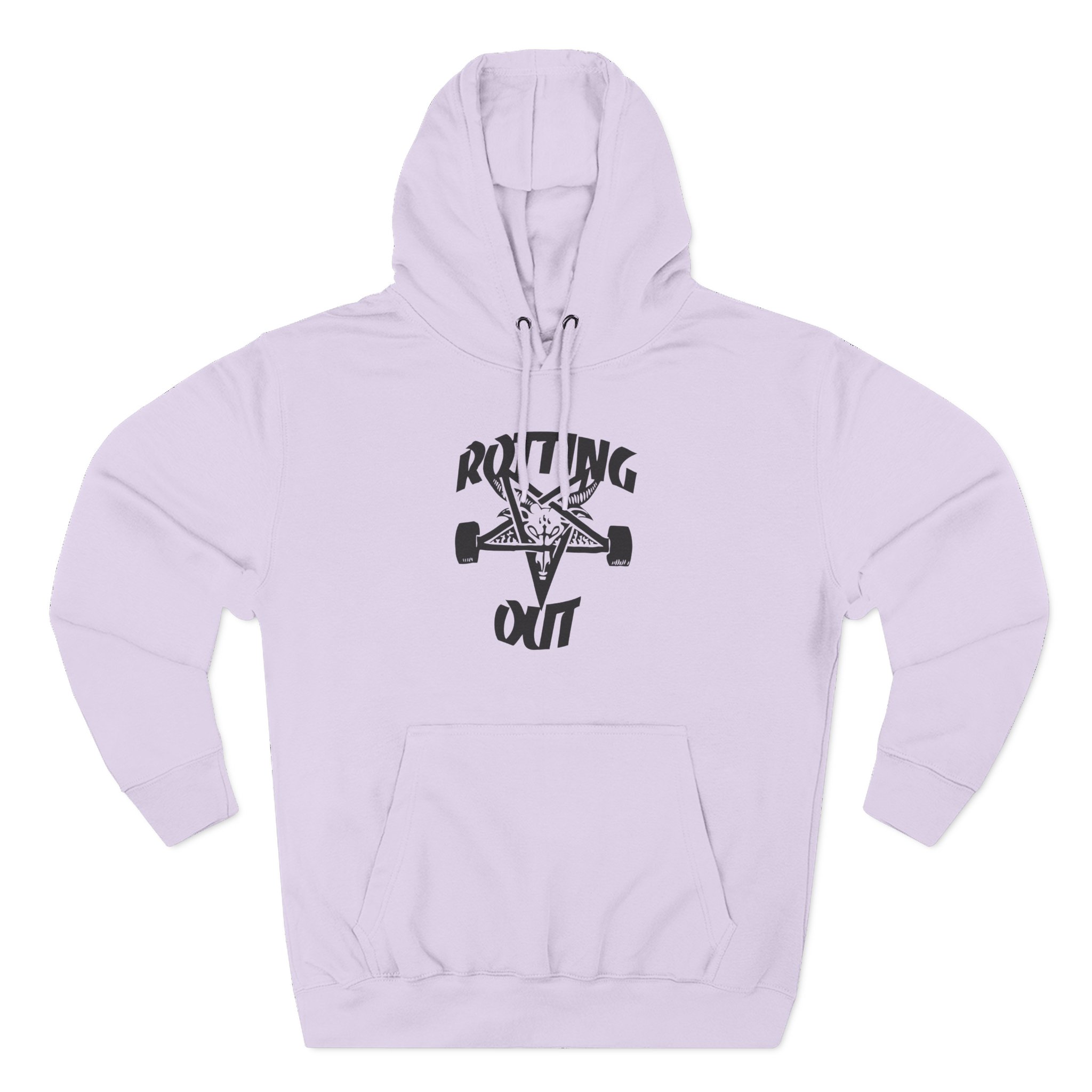 Rotting Out Three-Panel Fleece Hoodie