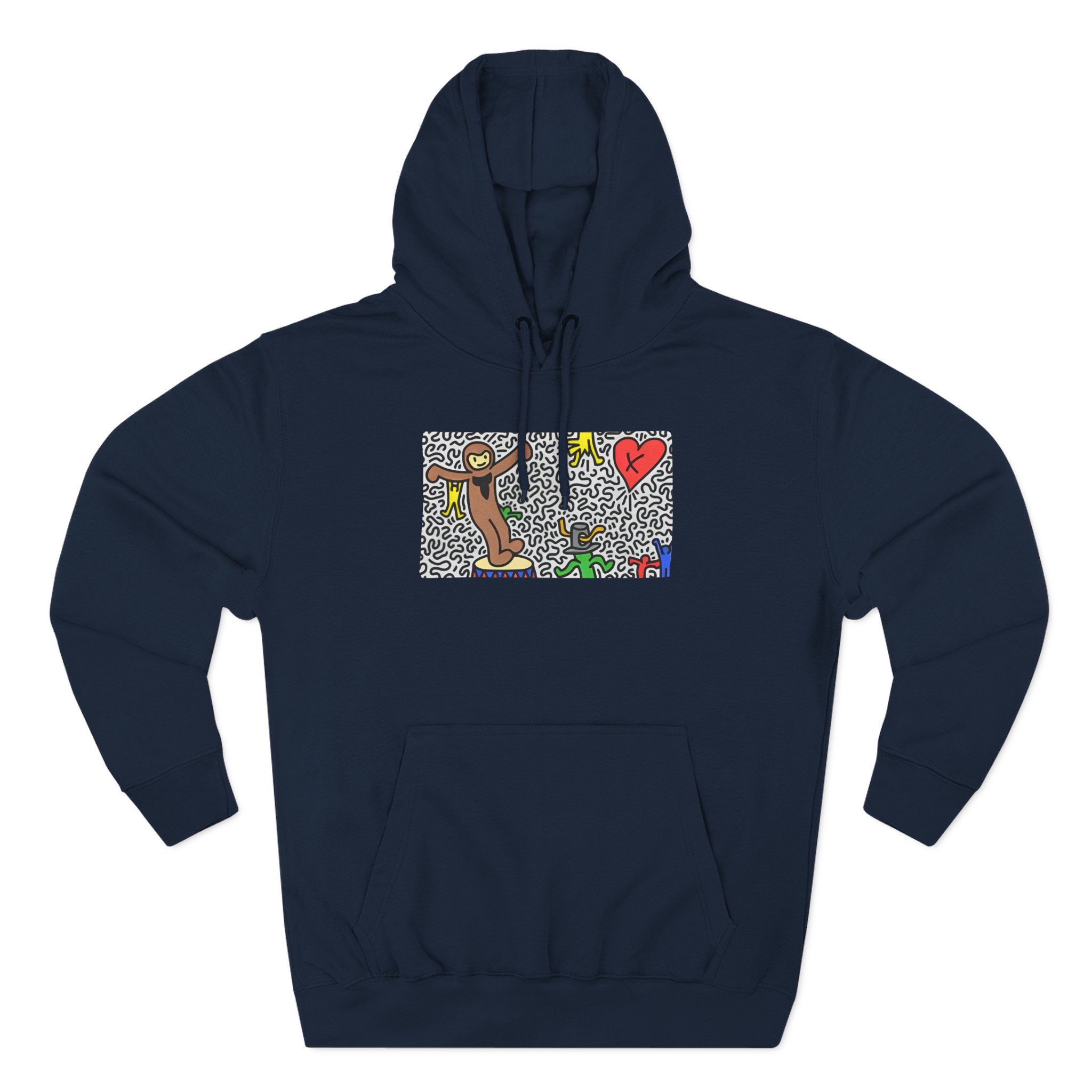 Spoonkid Monke Three-Panel Fleece Hoodie