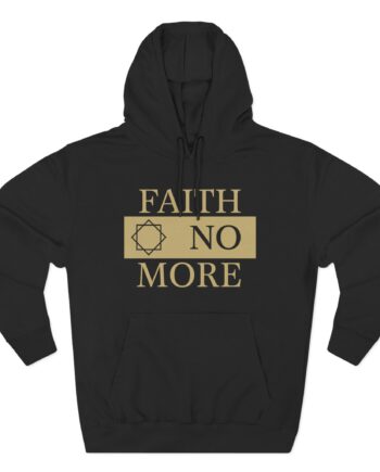 Faith No More Gold Logo Three-Panel Fleece Hoodie