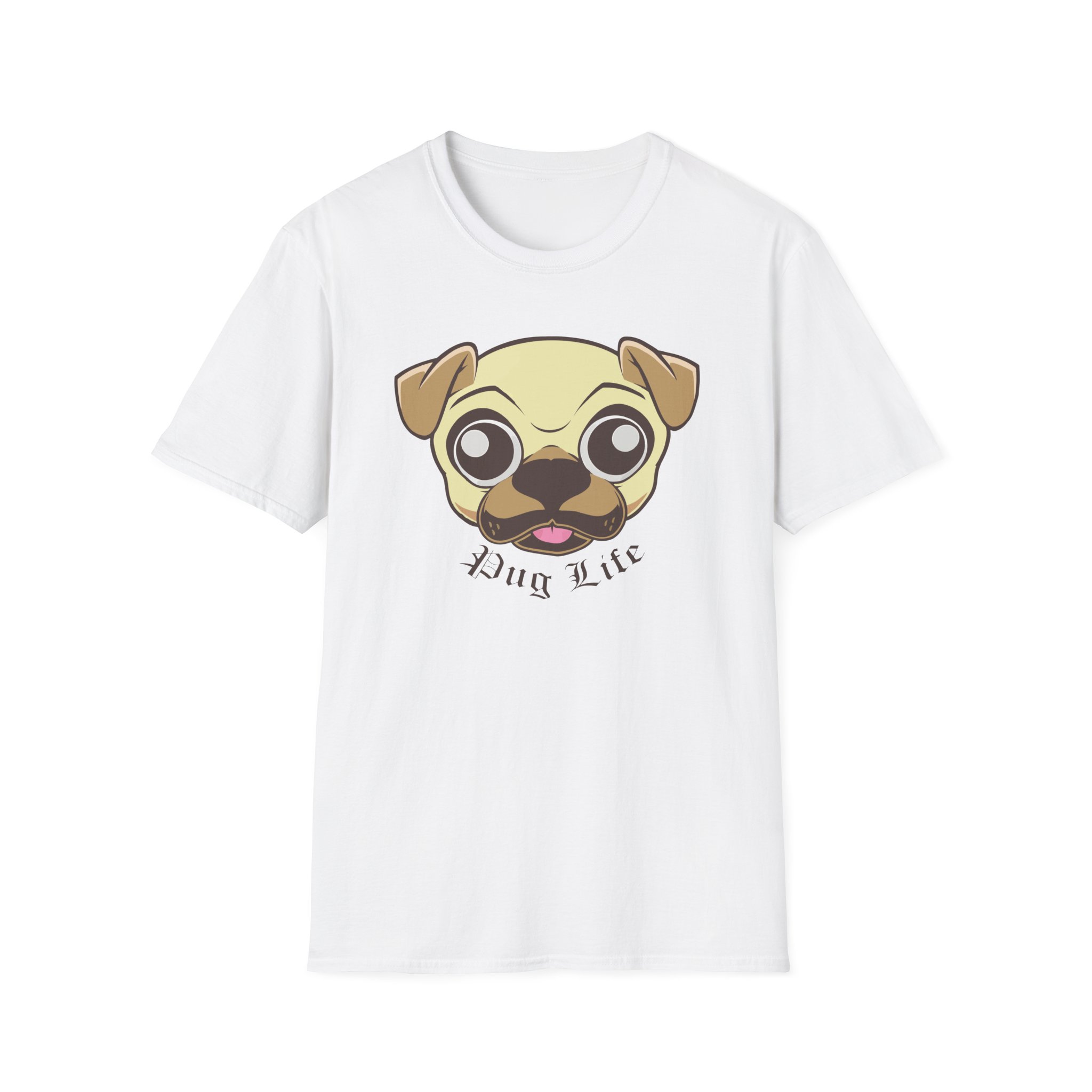 Morgz Pug Life Unisex Softstyle T-Shirt