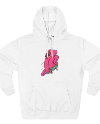 Grounded Hoops Three-Panel Fleece Hoodie