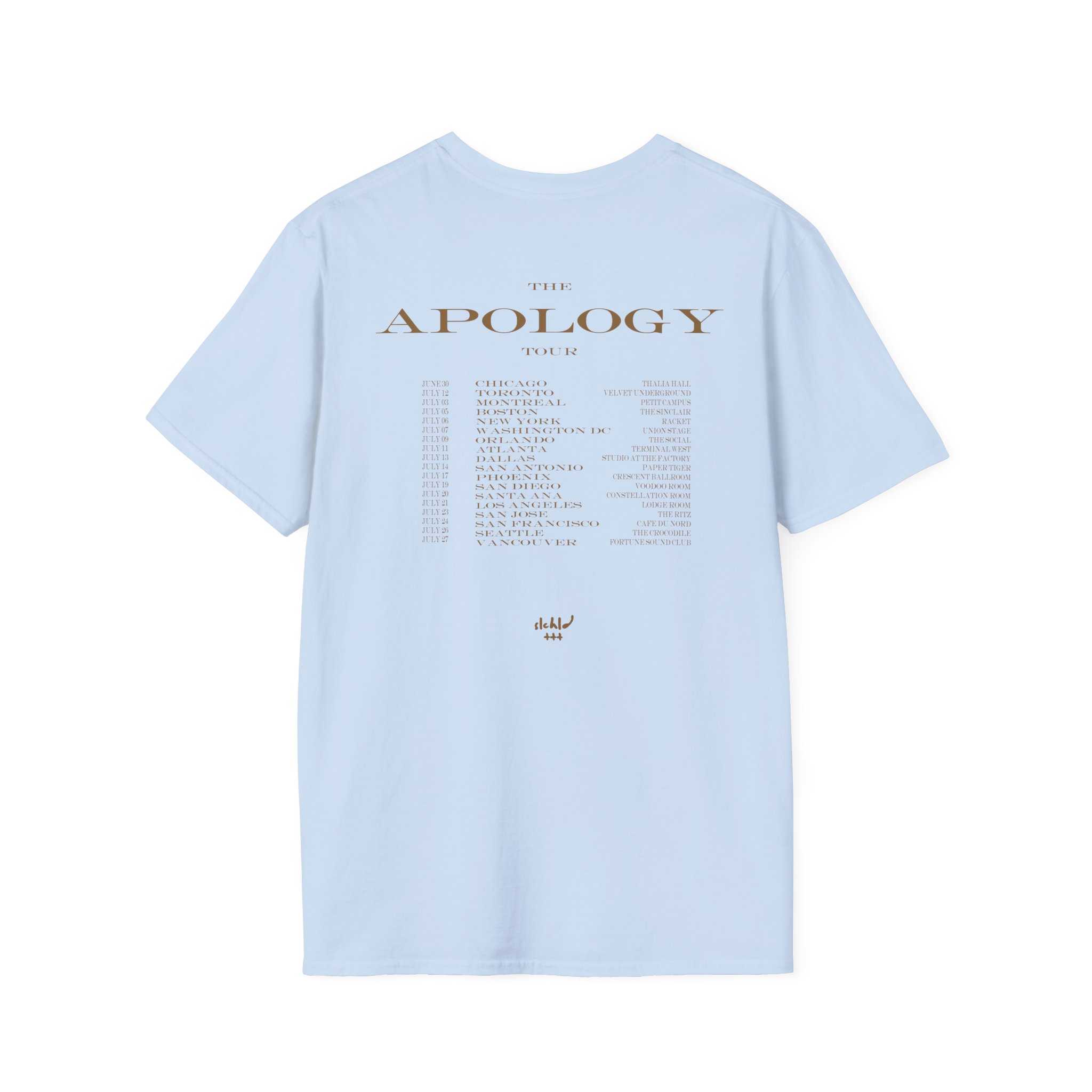 Wave to Earth Slchld 'apology' Na Tour Unisex Softstyle T-Shirt