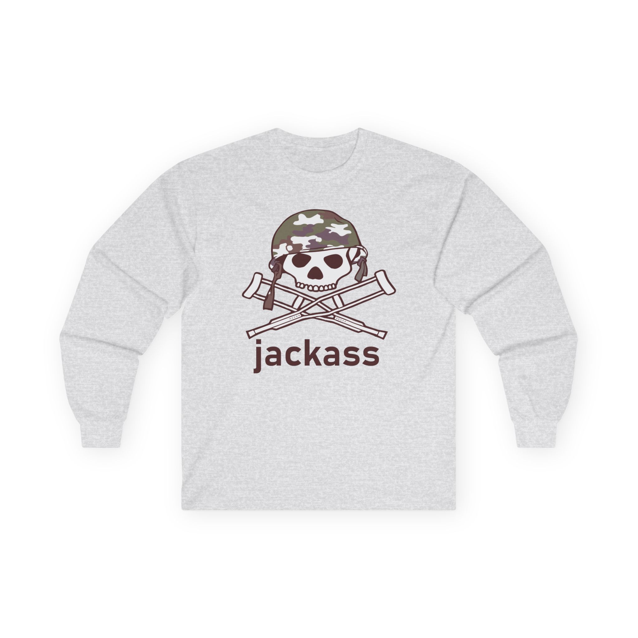 Jackass Camouflage Helmet Unisex Ultra Cotton Long Sleeve Tee