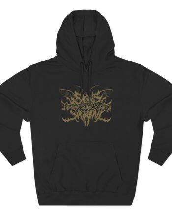 Signs of the Swarm Amongst the Font & Cresty Three-Panel Fleece Hoodie