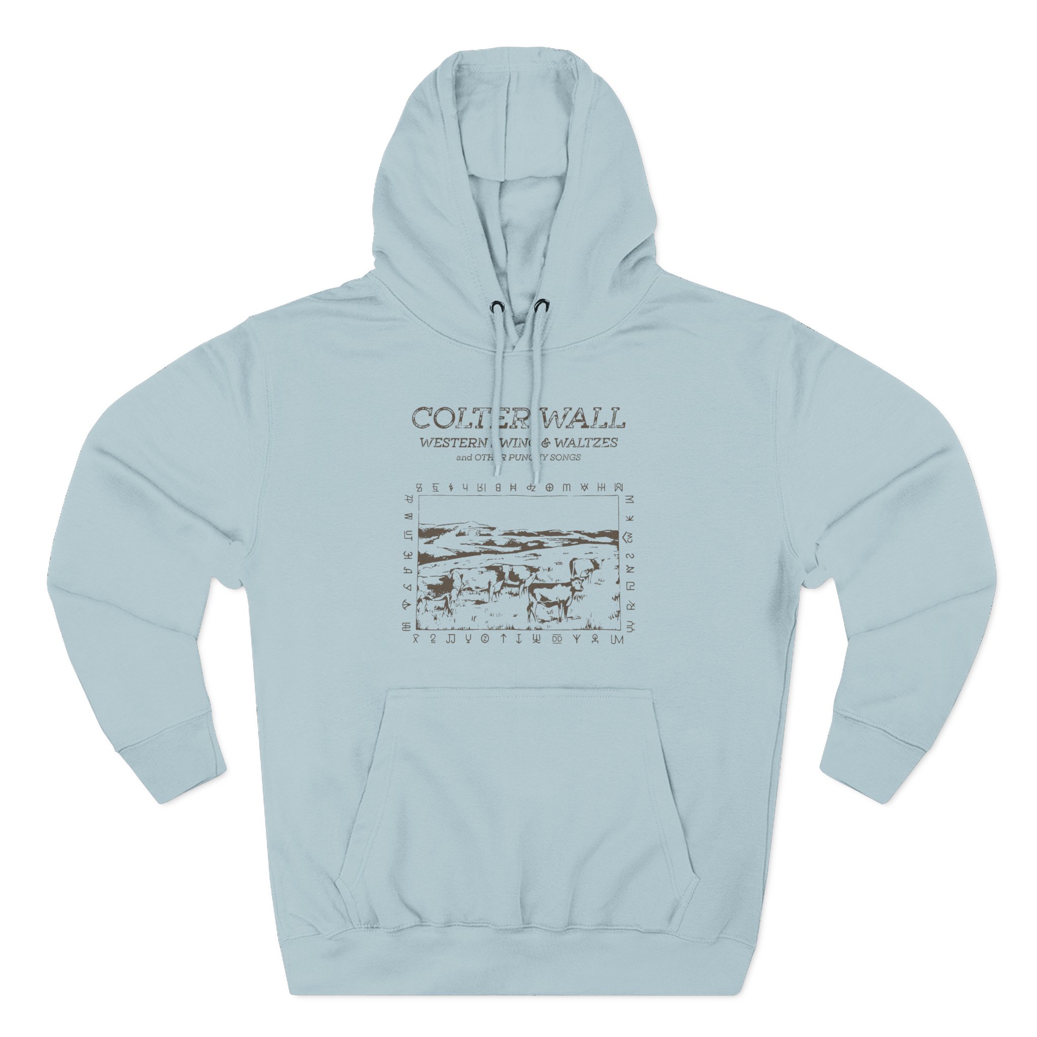 Colter Wall Western Swing & Waltzes Three-Panel Fleece Hoodie