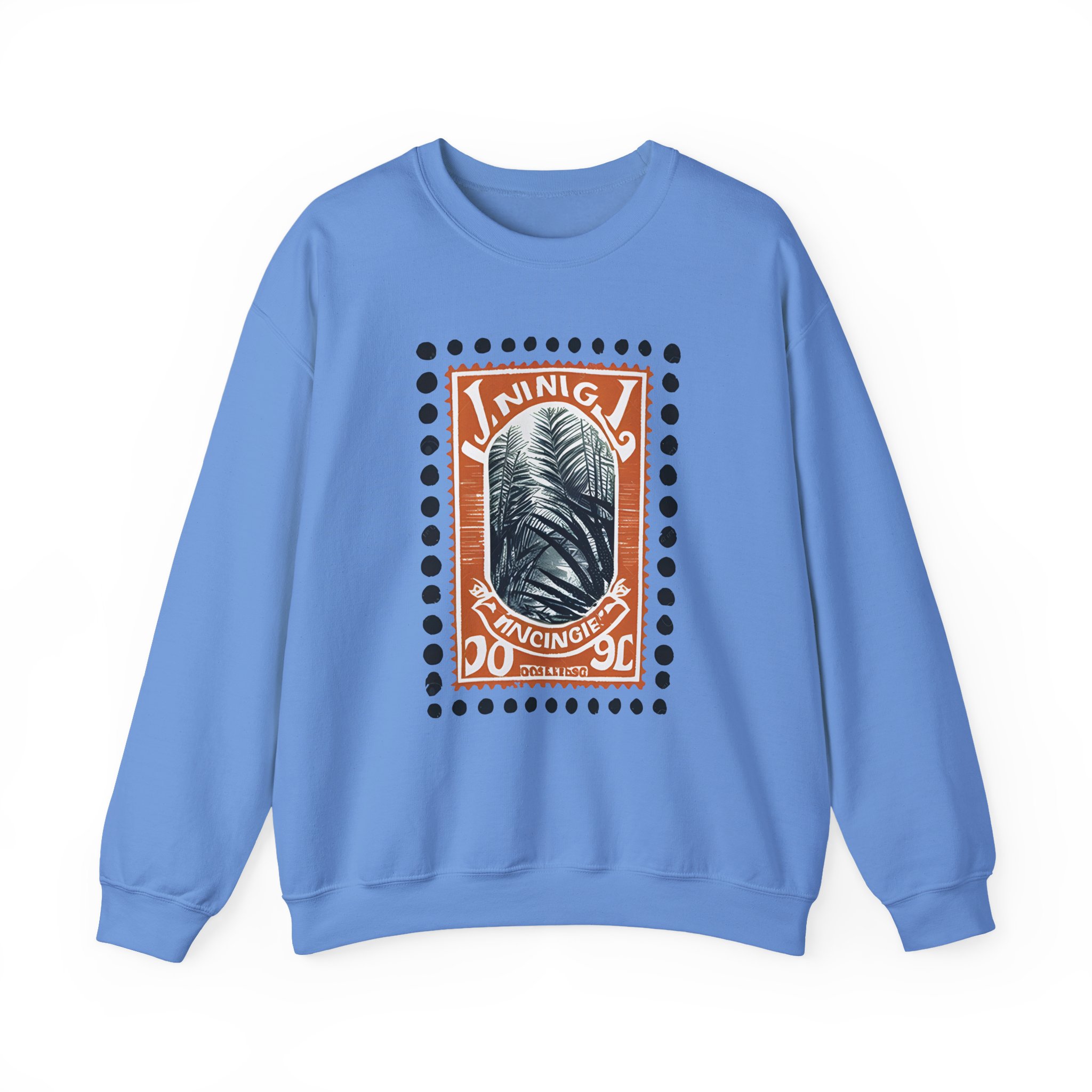 Jungle / Volcano Paradise Stamp Unisex Heavy Blendâ„¢ Crewneck Sweatshirt