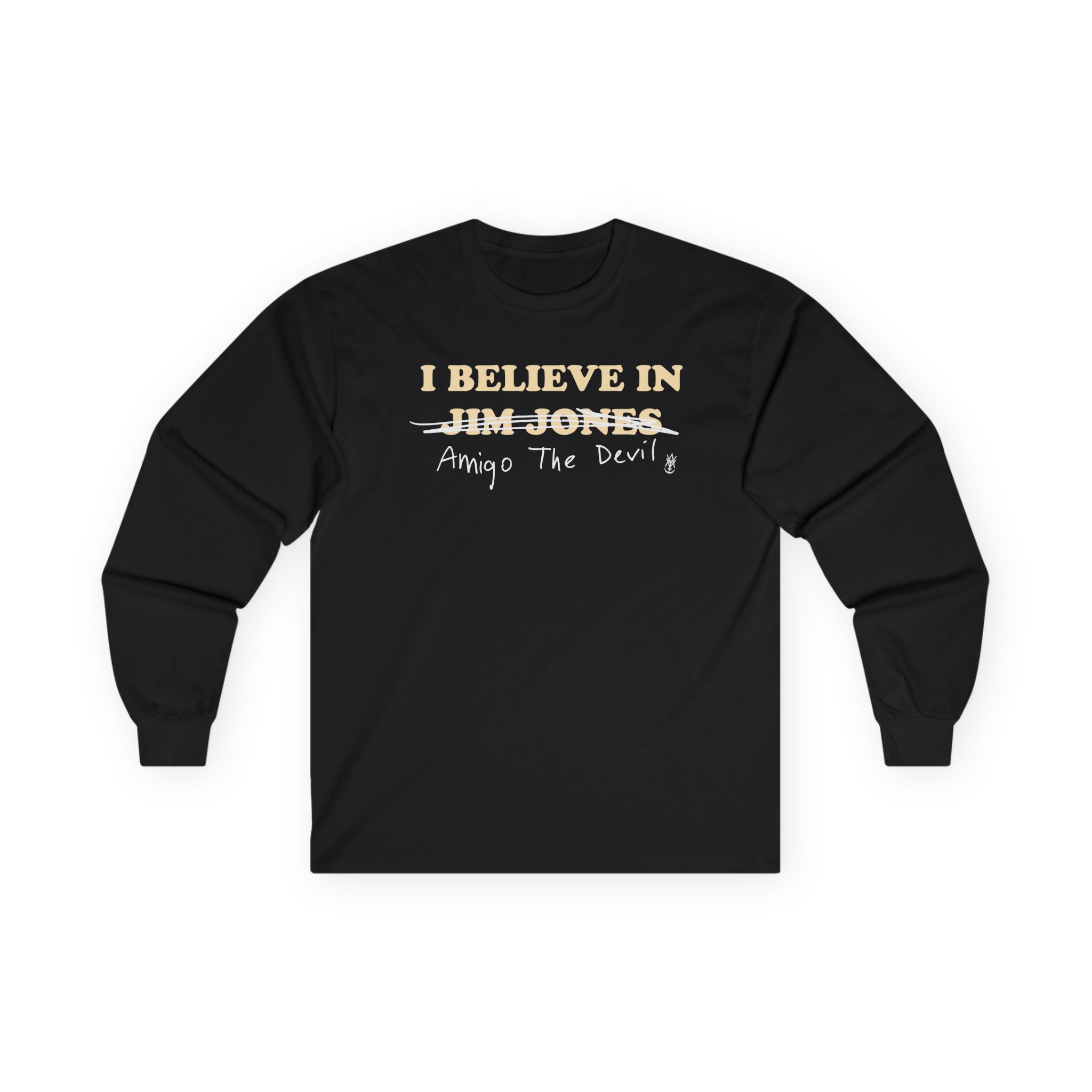 Amigo The Devil I Believe In Jim Jones Unisex Ultra Cotton Long Sleeve Tee
