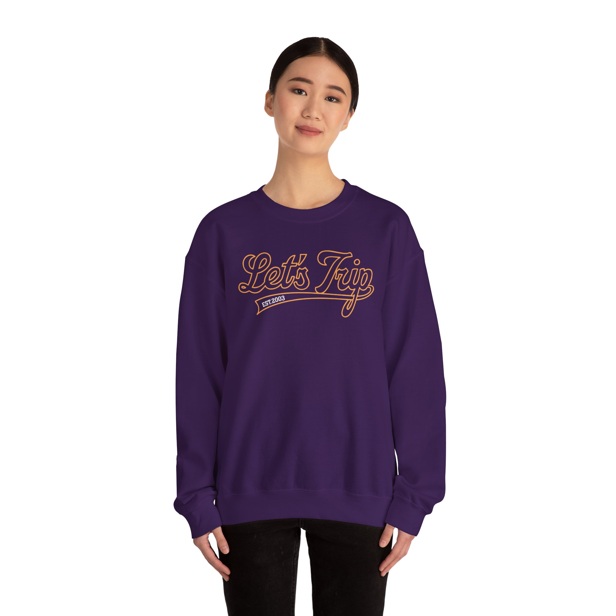 Sturniolo Let's Trip Script Unisex Heavy Blendâ„¢ Crewneck Sweatshirt