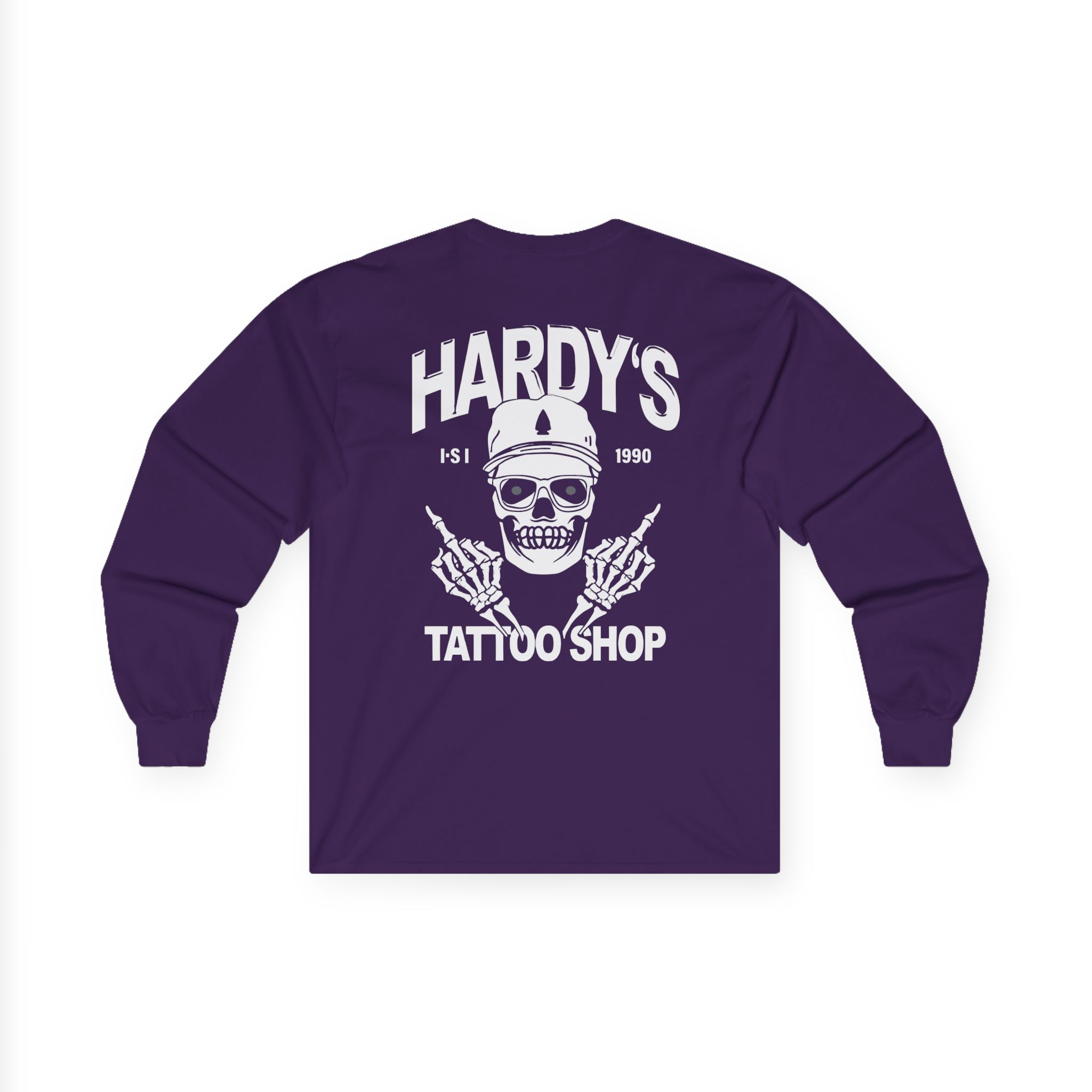 Hardy Tattoo Shop Unisex Ultra Cotton Long Sleeve Tee