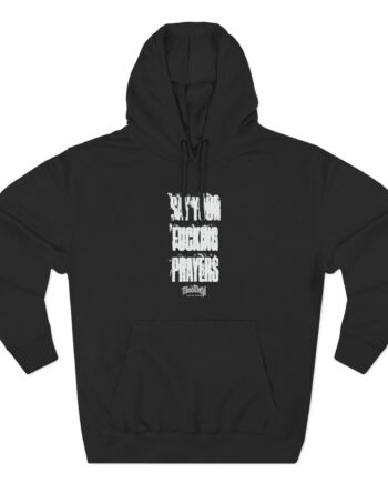 Miss May I Glow in the Dark Prayers Three-Panel Fleece Hoodie