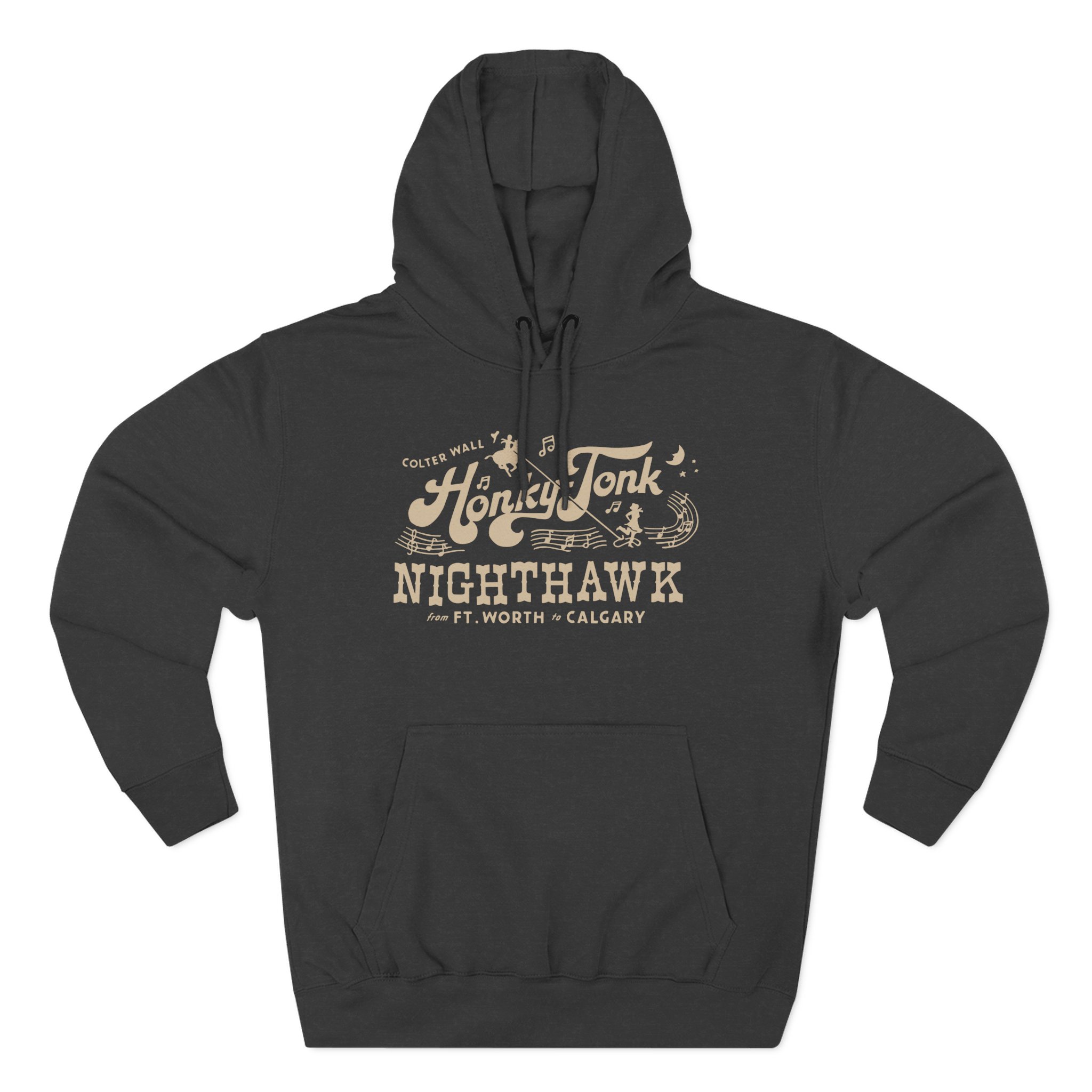 Colter Wall Honky-tonk Nighthawk Three-Panel Fleece Hoodie