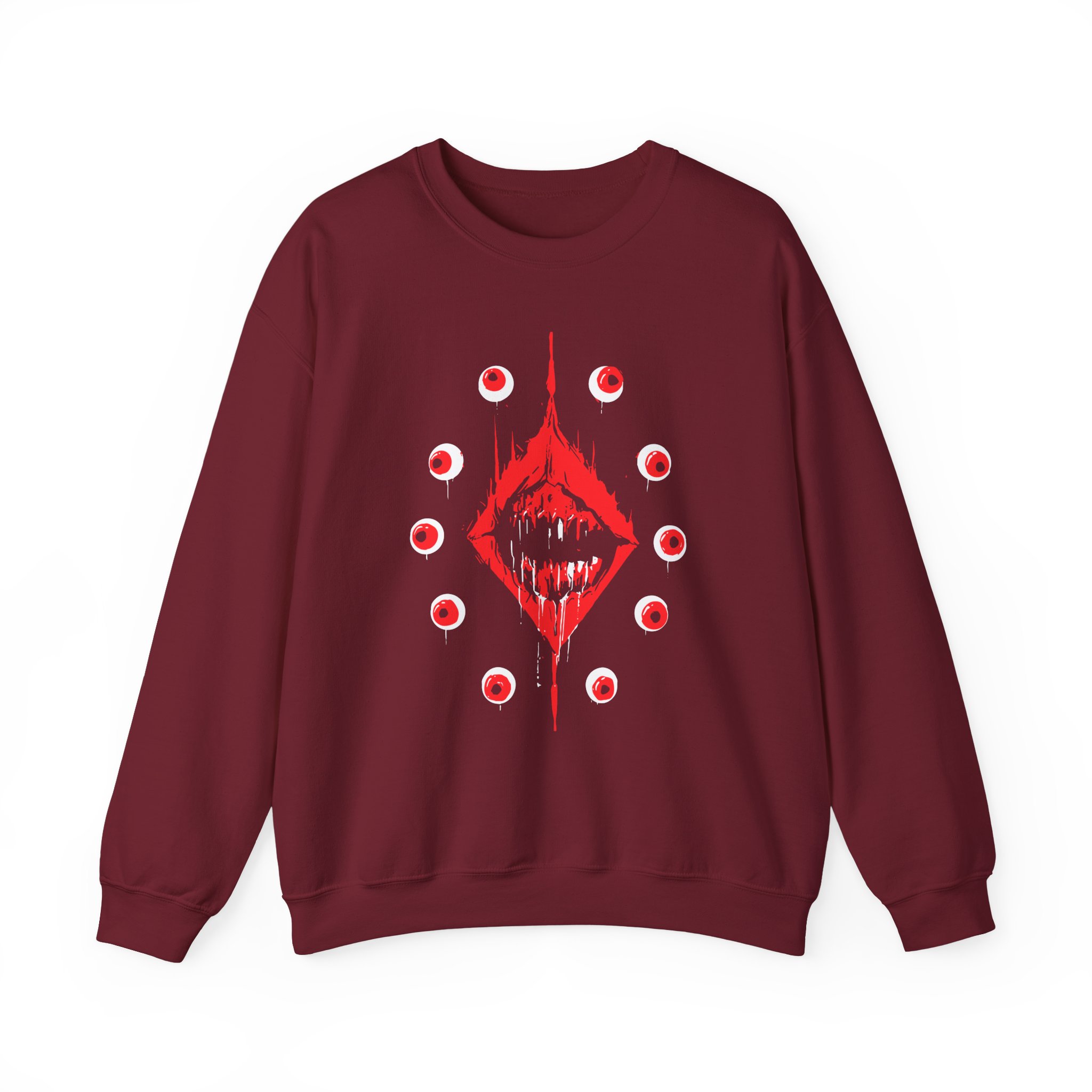 Ultrakill Eyeballs Unisex Heavy Blendâ„¢ Crewneck Sweatshirt