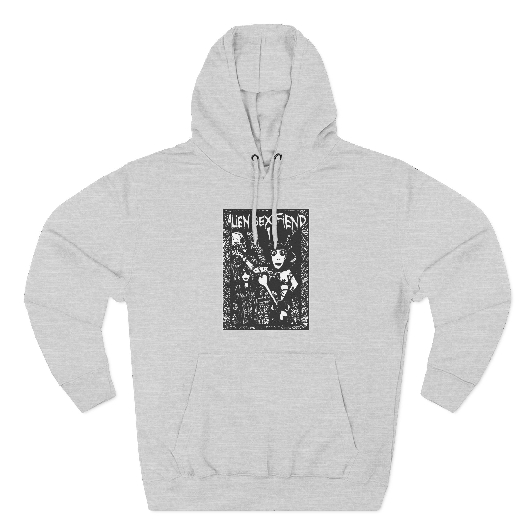 Alien Sex Fiend Land of the Living Dead Three-Panel Fleece Hoodie