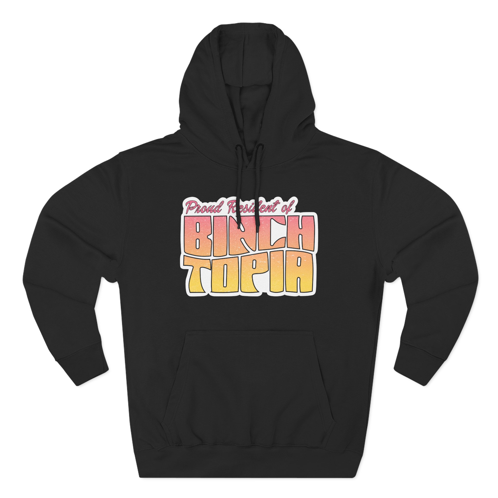Binchtopia Three-Panel Fleece Hoodie