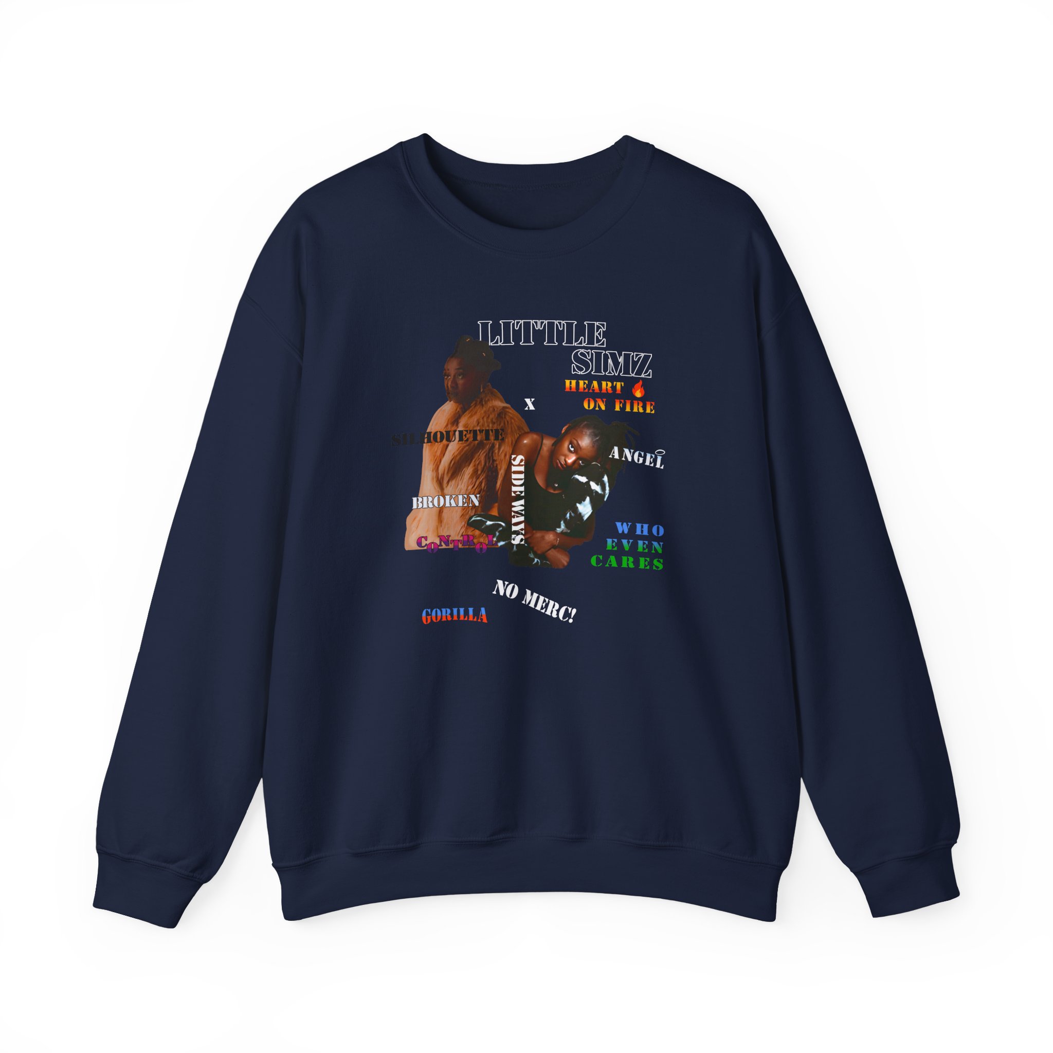 Little Simz Photo Collage Unisex Heavy Blendâ„¢ Crewneck Sweatshirt