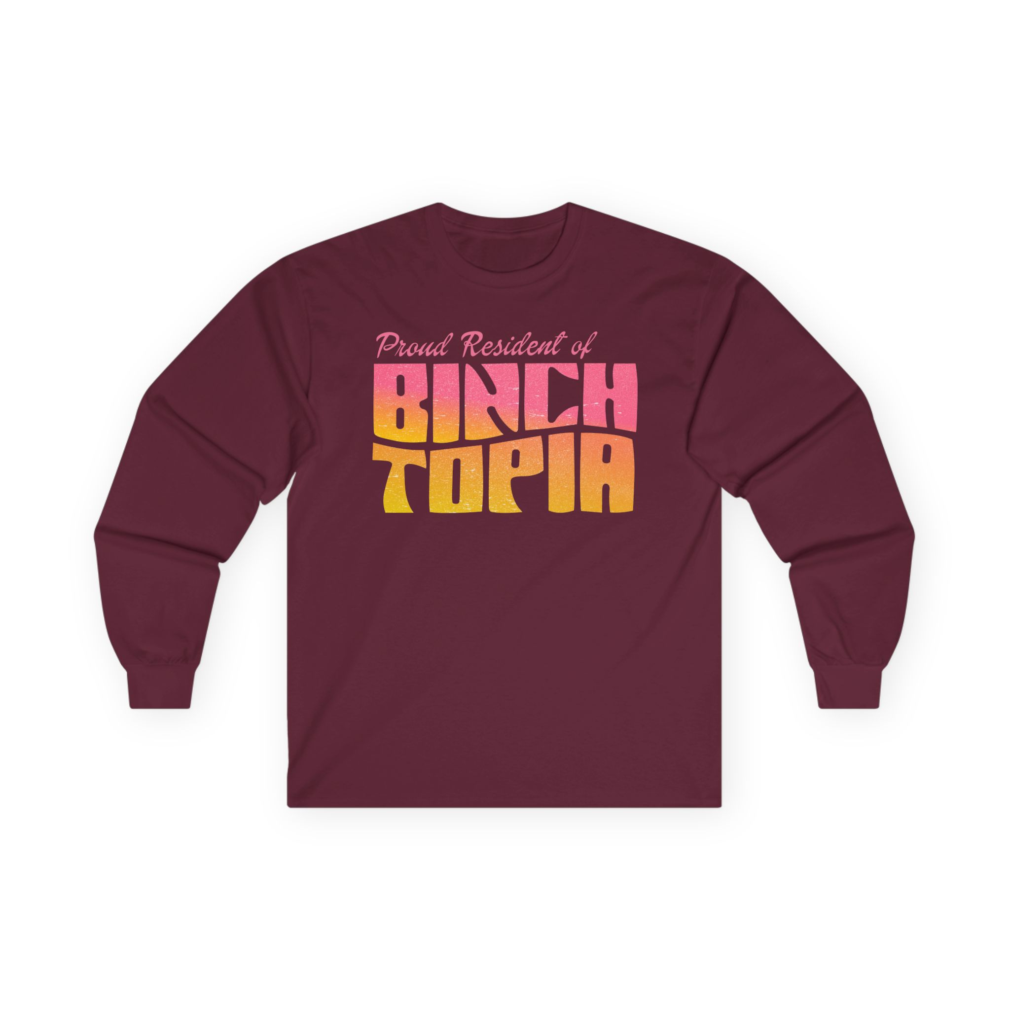 Binchtopia Unisex Ultra Cotton Long Sleeve Tee